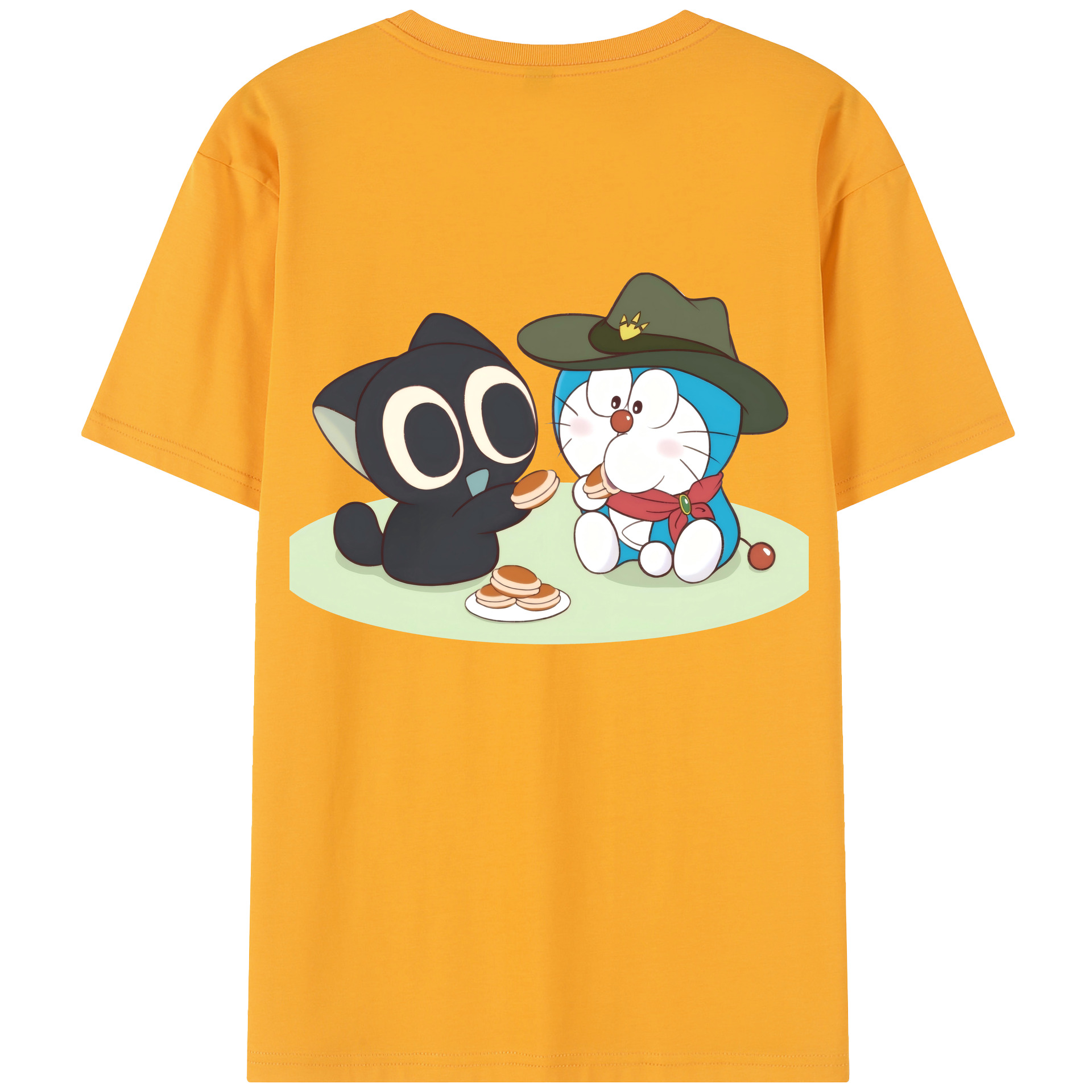 （画像用） ドラえもん Doraemon レディース半袖Tシャツ(バックプリント)