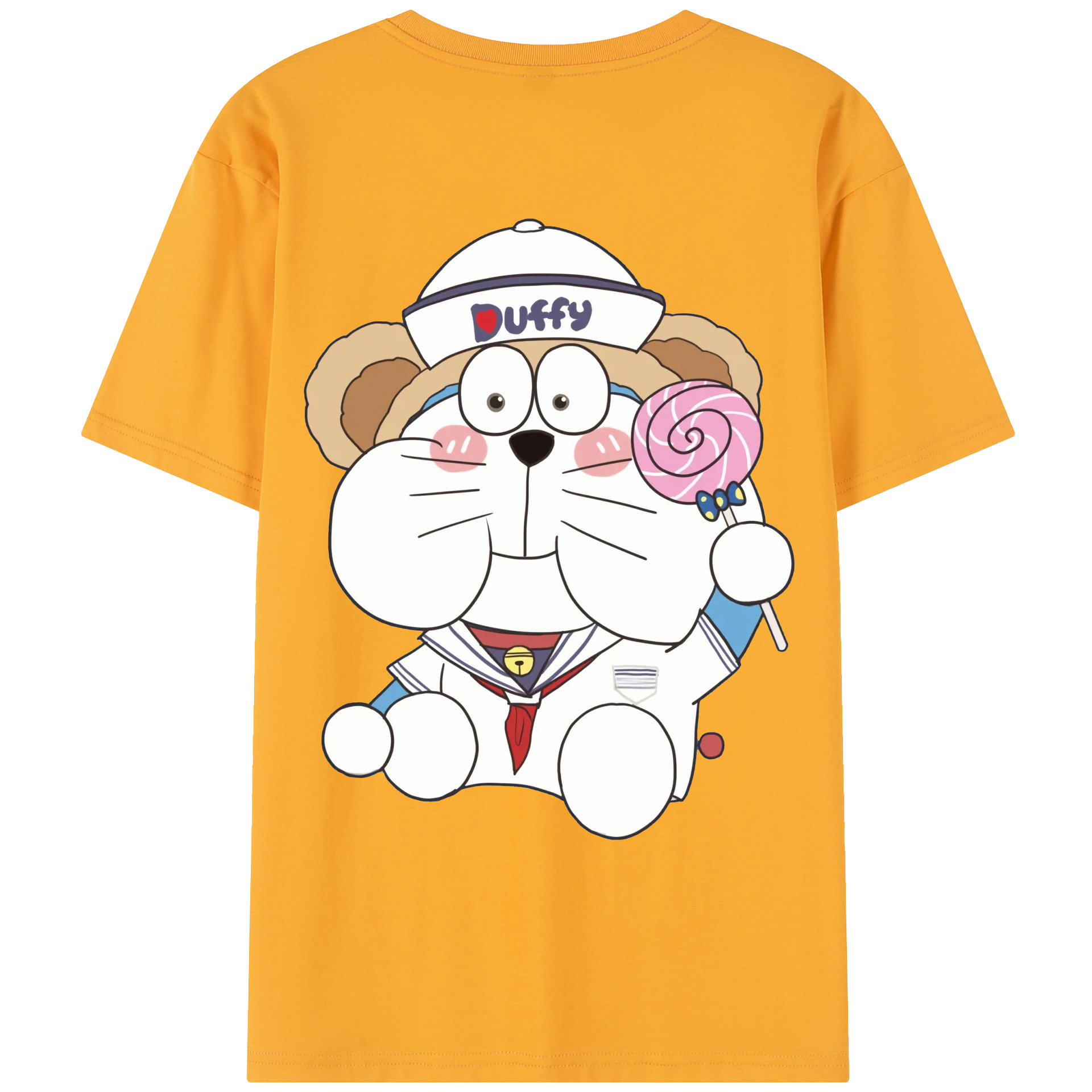 （画像用） ドラえもん Doraemon レディース半袖Tシャツ(バックプリント)