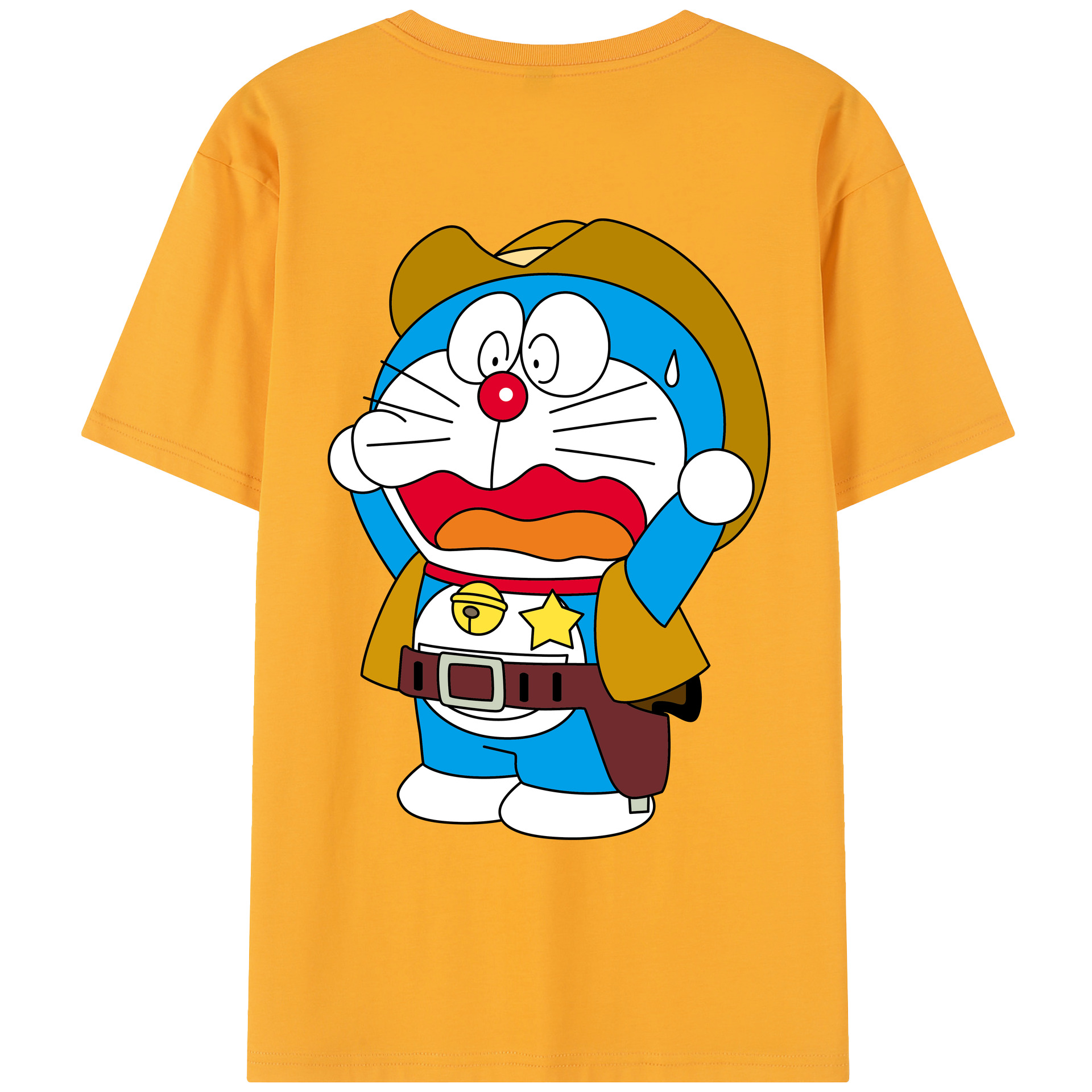 （画像用） ドラえもん Doraemon レディース半袖Tシャツ(バックプリント)