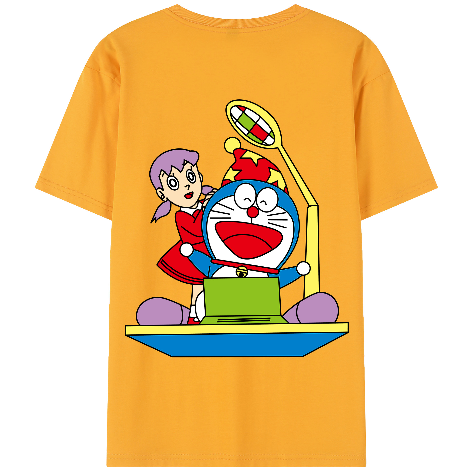 （画像用） ドラえもん みなもと しずか Doraemon Shizuka Minamoto レディース半袖Tシャツ(バックプリント)