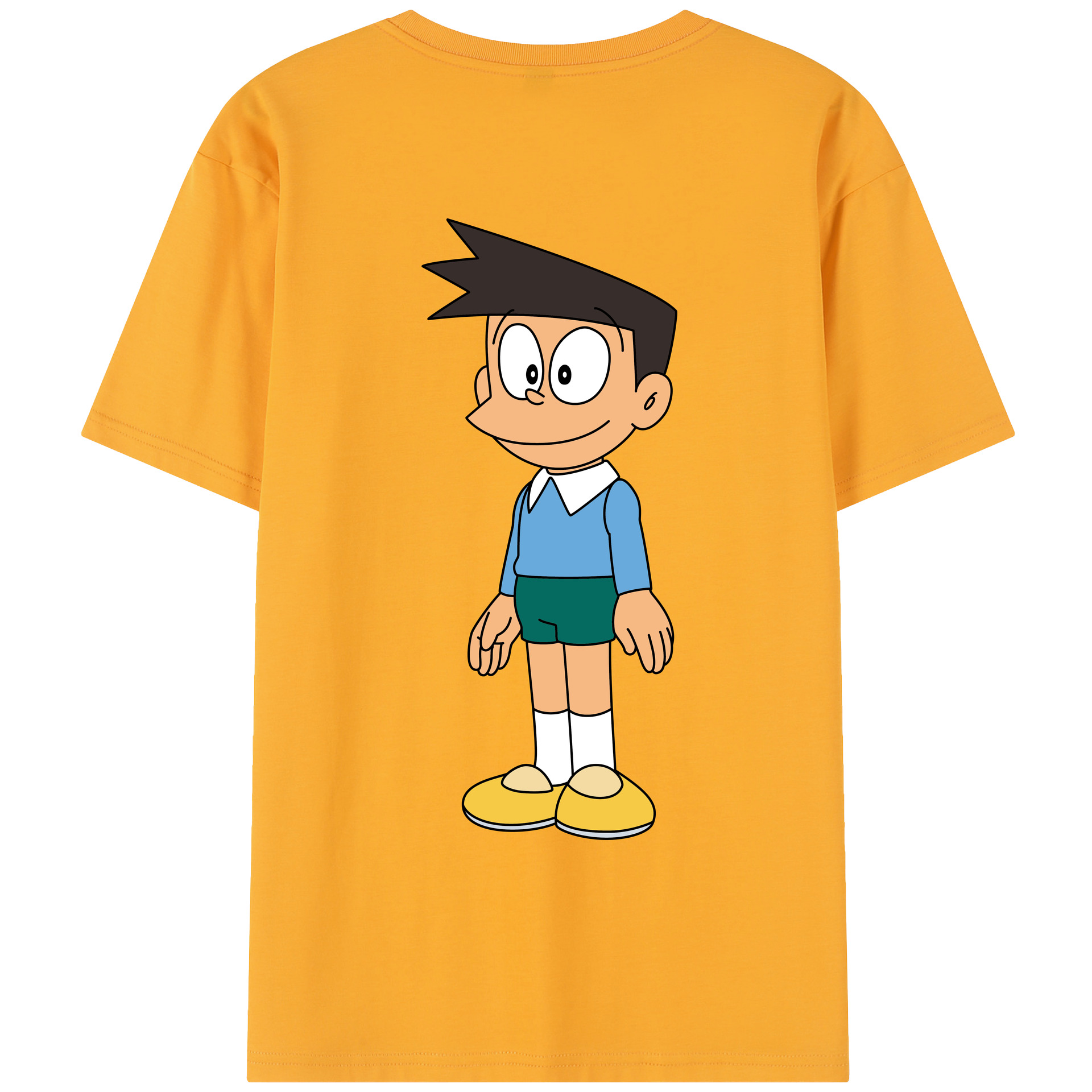 （画像用） ドラえもん 骨川 スネ夫 Doraemon Honekawa Suneo レディース半袖Tシャツ(バックプリント)