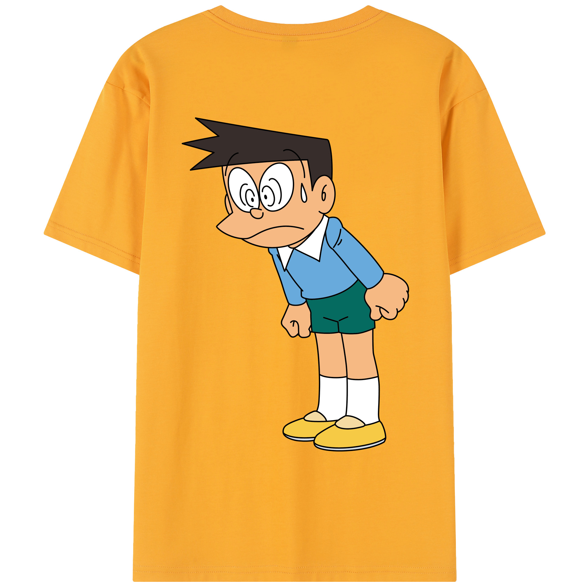 （画像用） ドラえもん 骨川 スネ夫 Doraemon Honekawa Suneo レディース半袖Tシャツ(バックプリント)