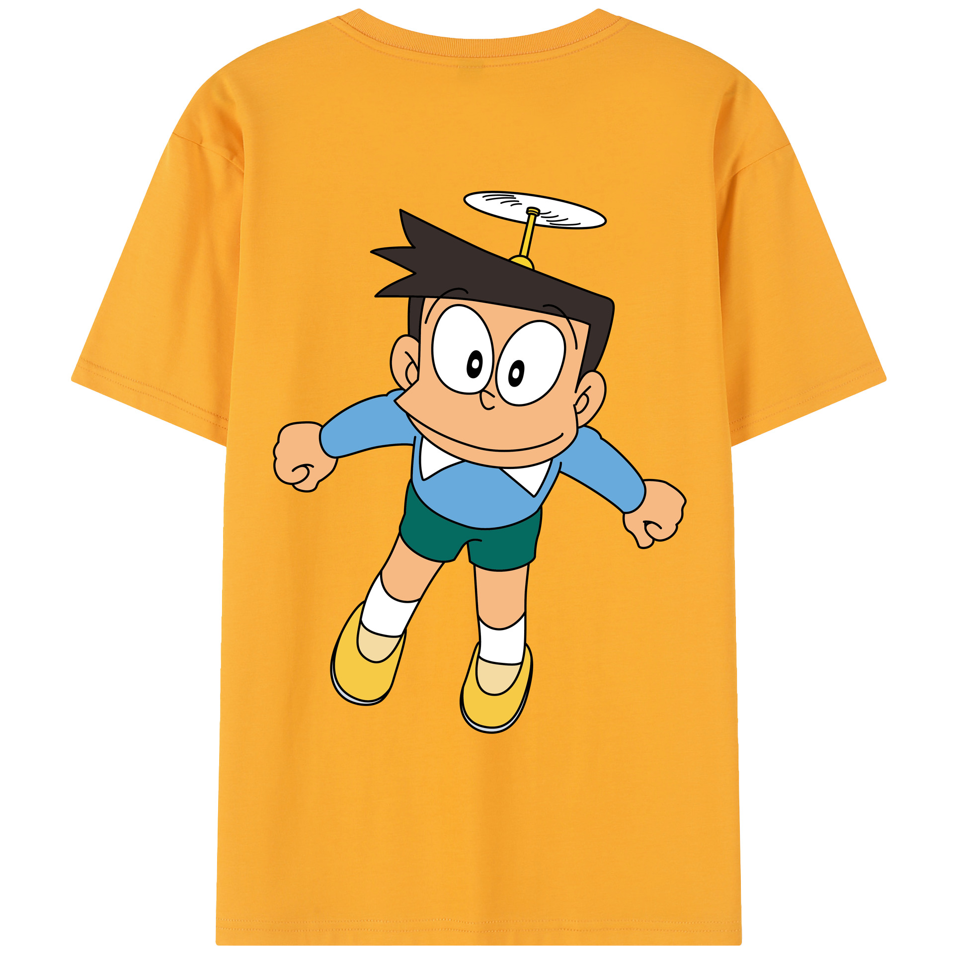 （画像用） ドラえもん 骨川 スネ夫 Doraemon Honekawa Suneo レディース半袖Tシャツ(バックプリント)