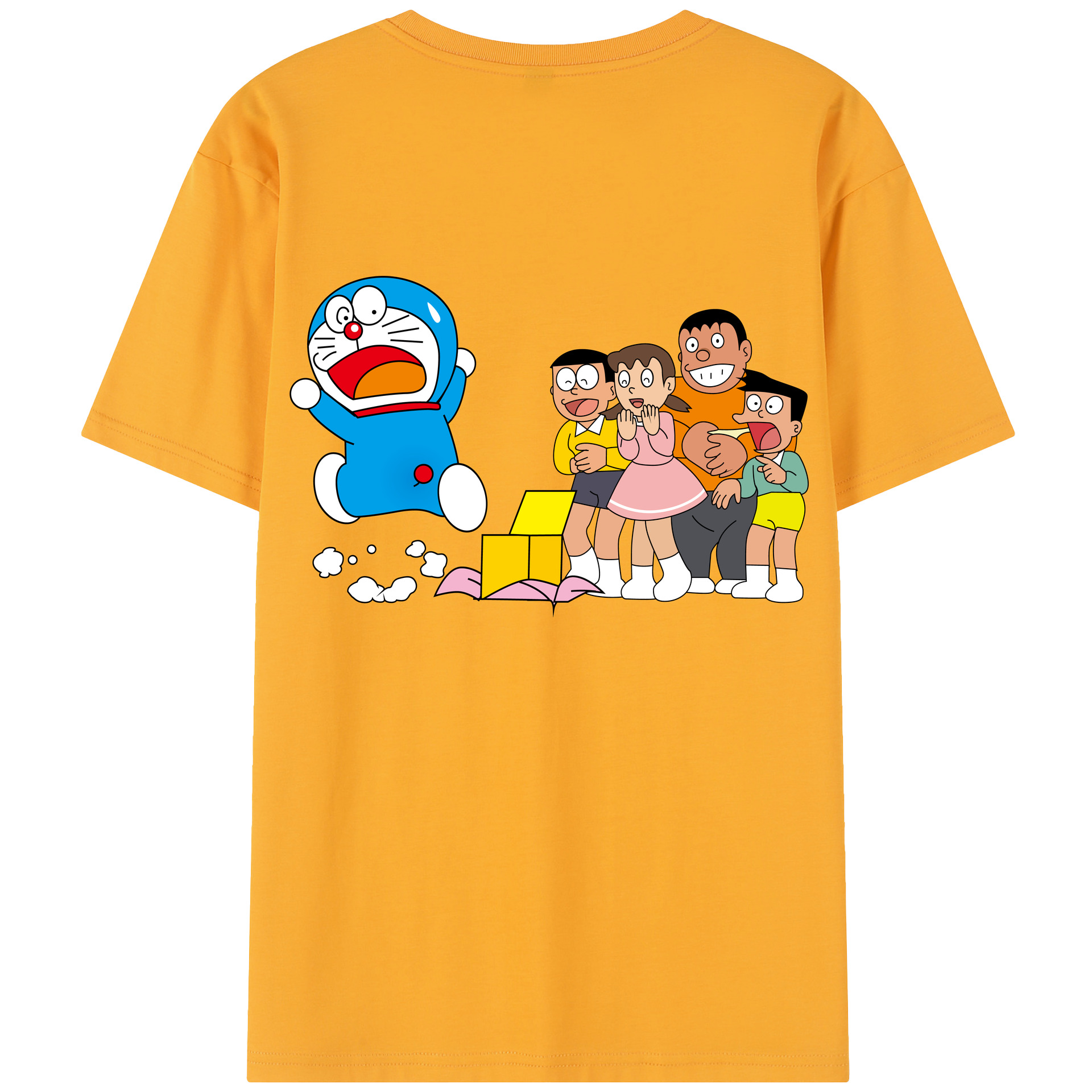 （画像用） ドラえもん 骨川 スネ夫 Doraemon Honekawa Suneo レディース半袖Tシャツ(バックプリント)