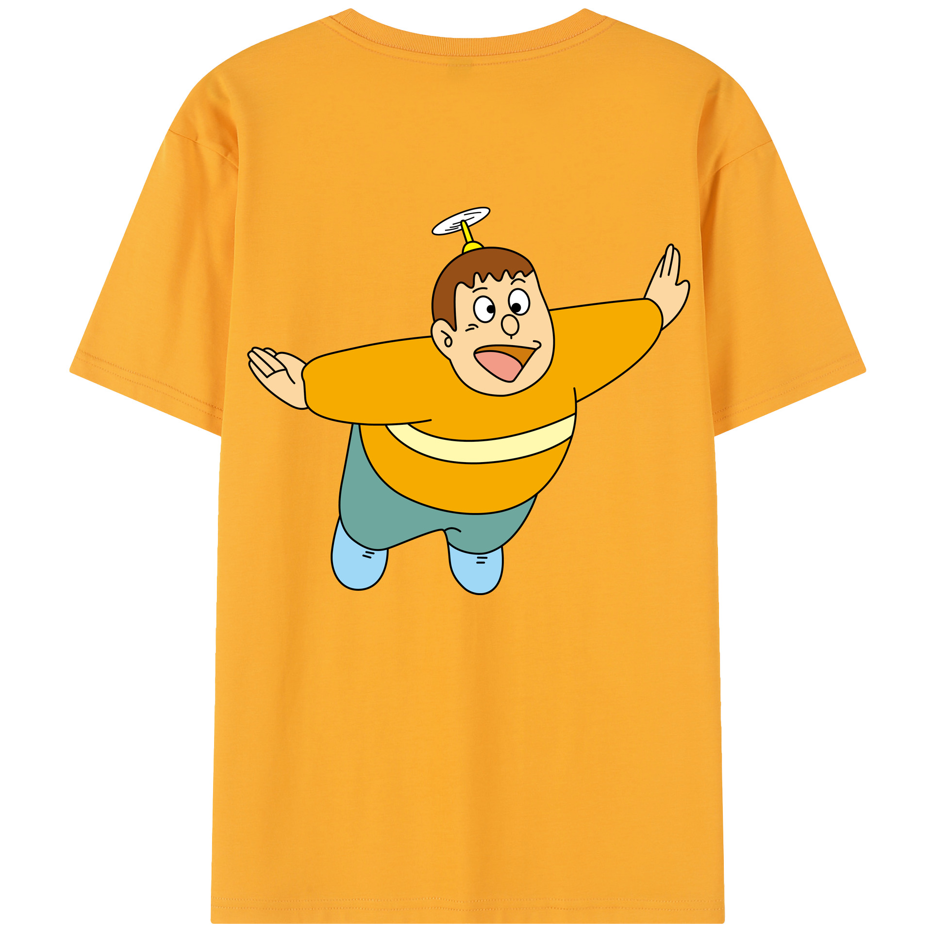 （画像用） ドラえもん 剛田武 Doraemon Gouta Takeshi レディース半袖Tシャツ(バックプリント)
