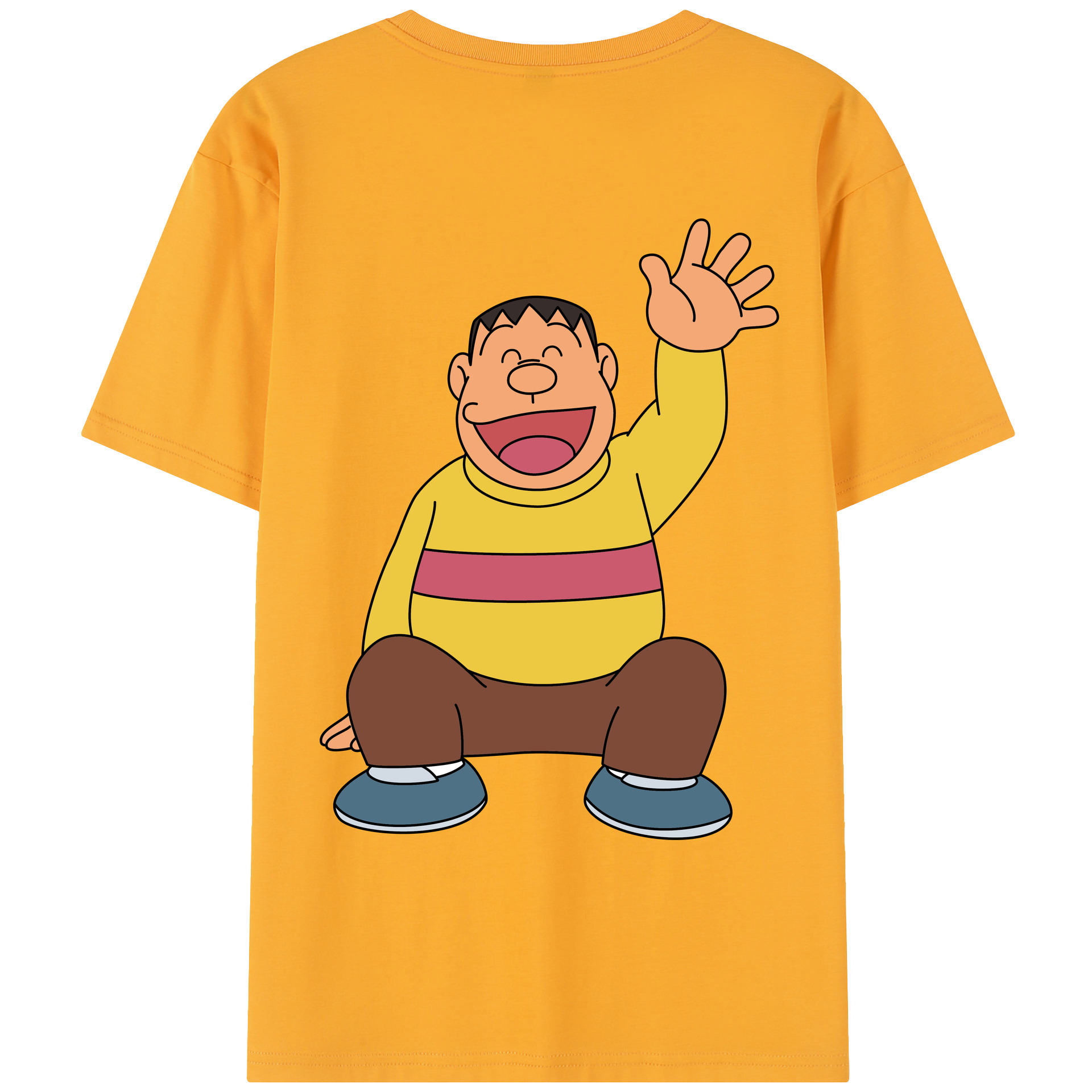 （画像用） ドラえもん 剛田武 Doraemon Gouta Takeshi レディース半袖Tシャツ(バックプリント)
