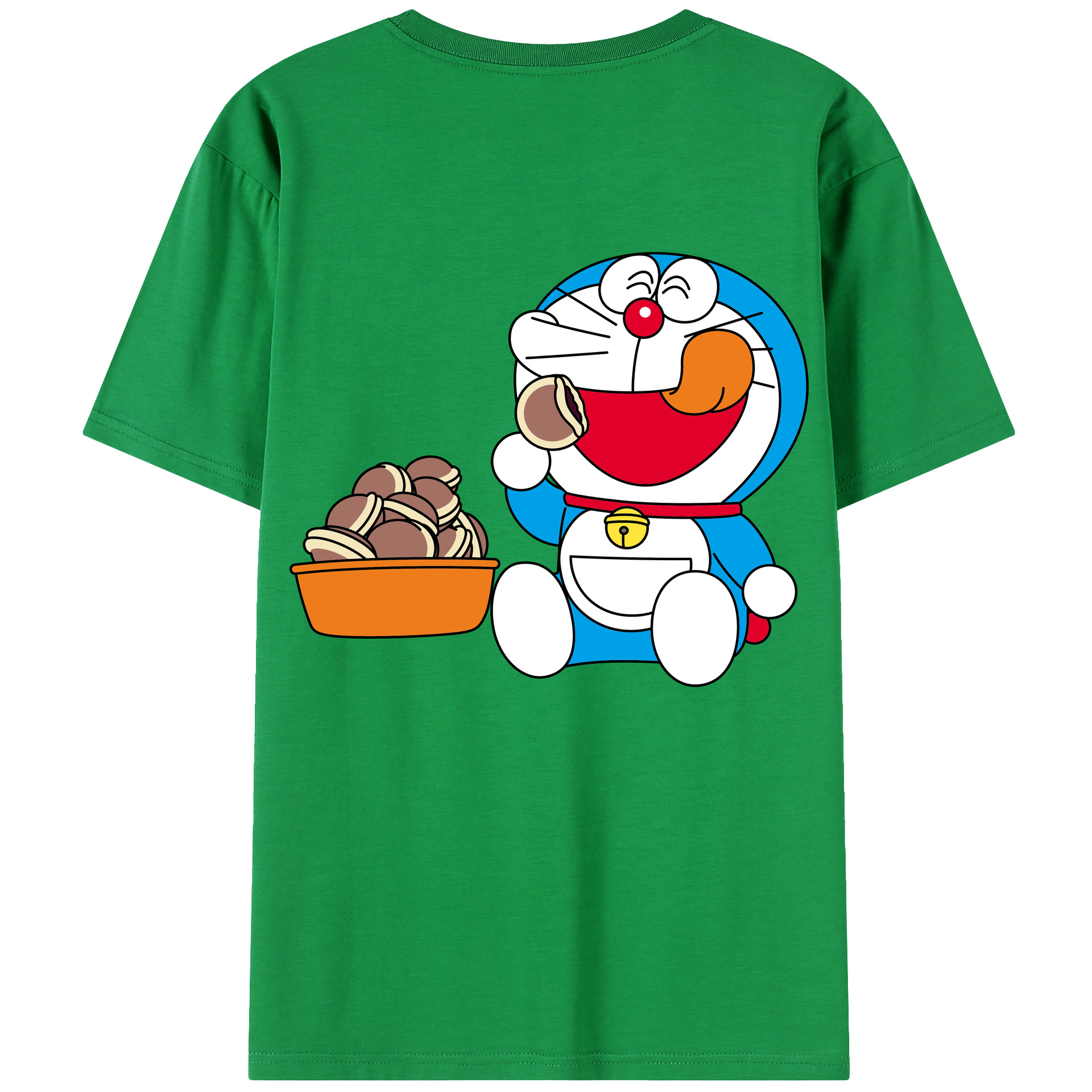 （画像用） ドラえもん Doraemon レディース半袖Tシャツ(バックプリント)