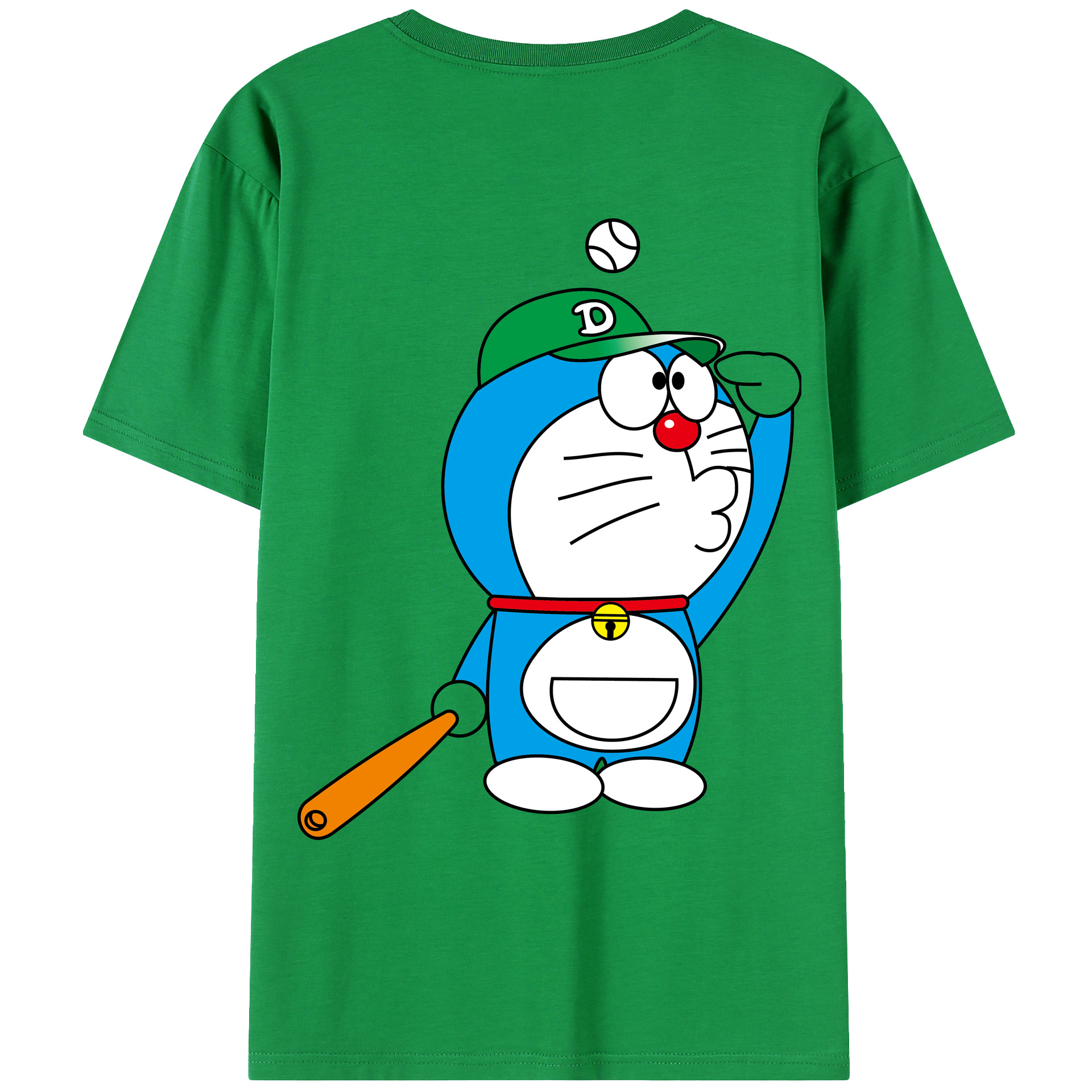 （画像用） ドラえもん Doraemon レディース半袖Tシャツ(バックプリント)