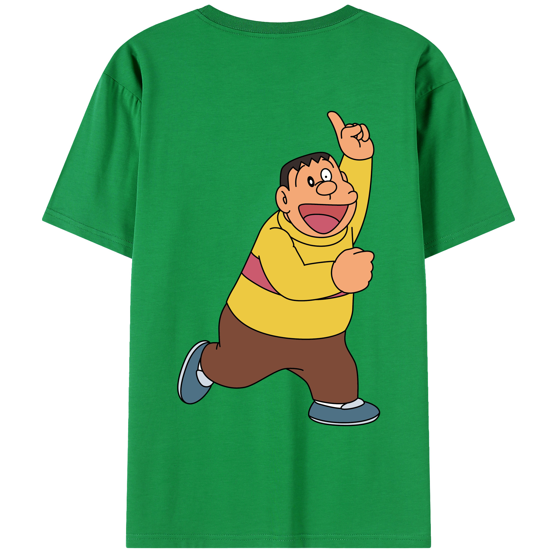 （画像用） ドラえもん 剛田武 Doraemon Gouta Takeshi レディース半袖Tシャツ(バックプリント)