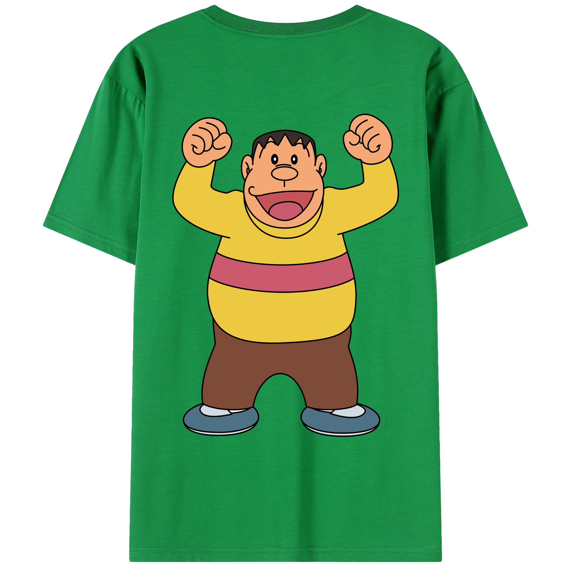 （画像用） ドラえもん 剛田武 Doraemon Gouta Takeshi レディース半袖Tシャツ(バックプリント)