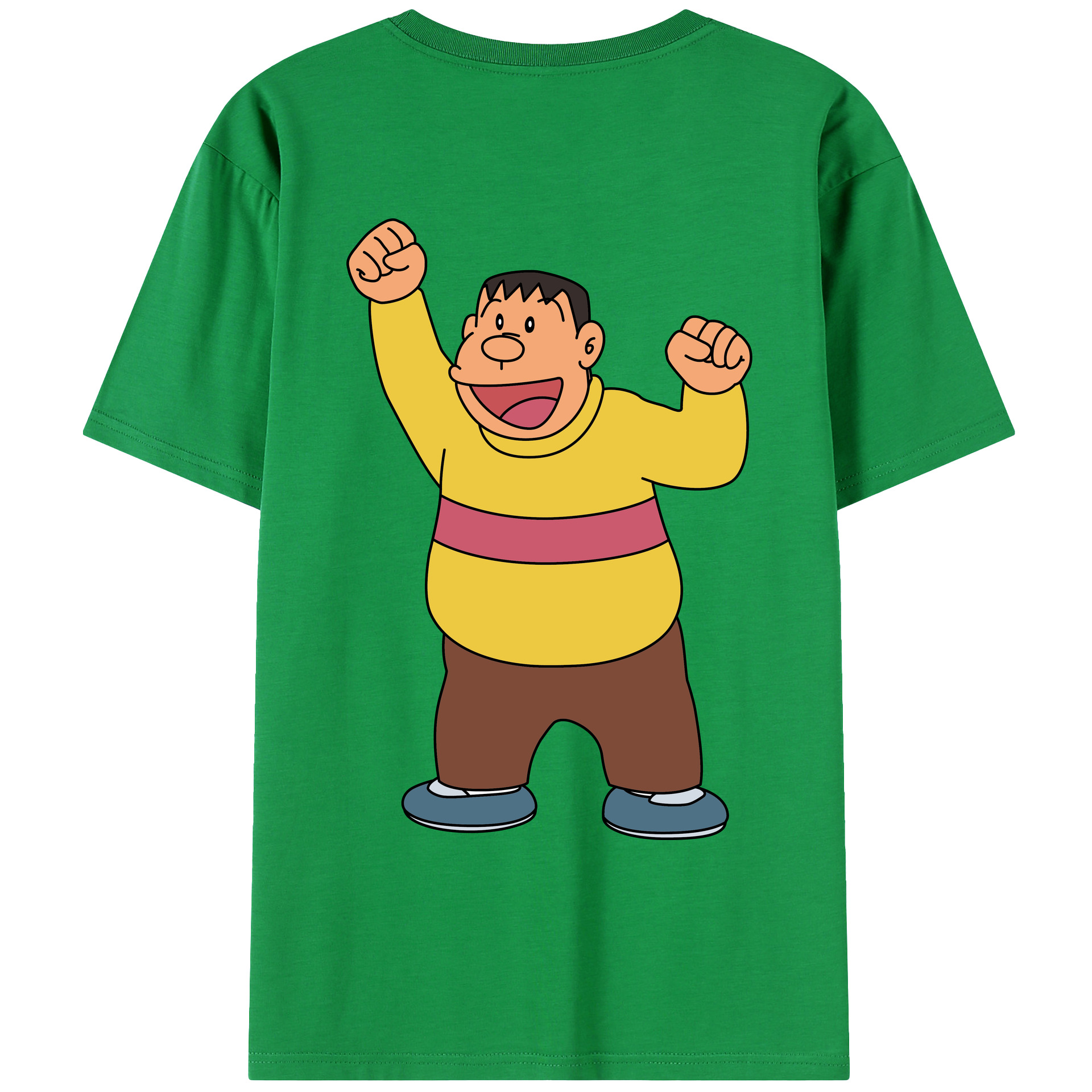 （画像用） ドラえもん 剛田武 Doraemon Gouta Takeshi レディース半袖Tシャツ(バックプリント)