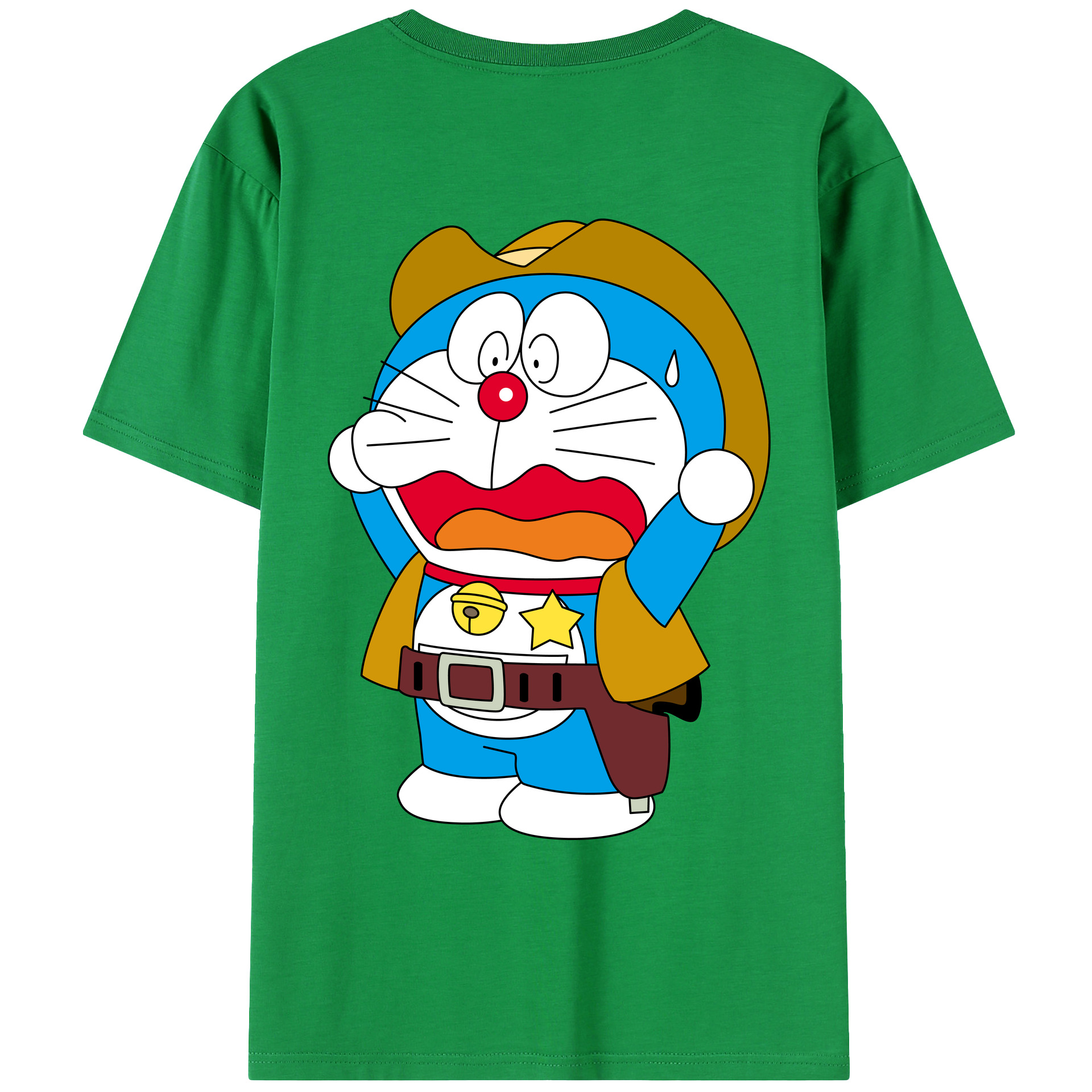 （画像用） ドラえもん Doraemon レディース半袖Tシャツ(バックプリント)
