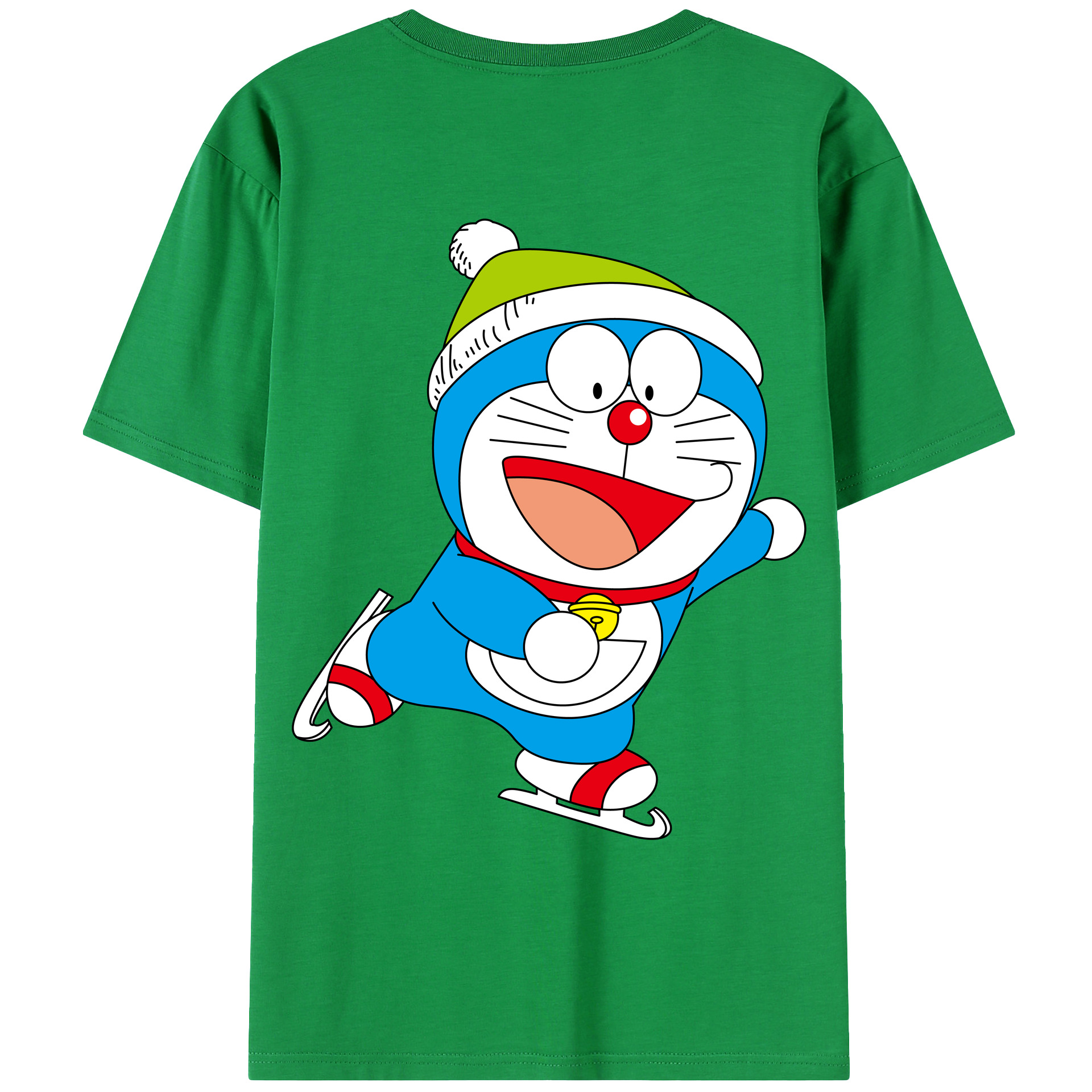 （画像用） ドラえもん Doraemon レディース半袖Tシャツ(バックプリント)