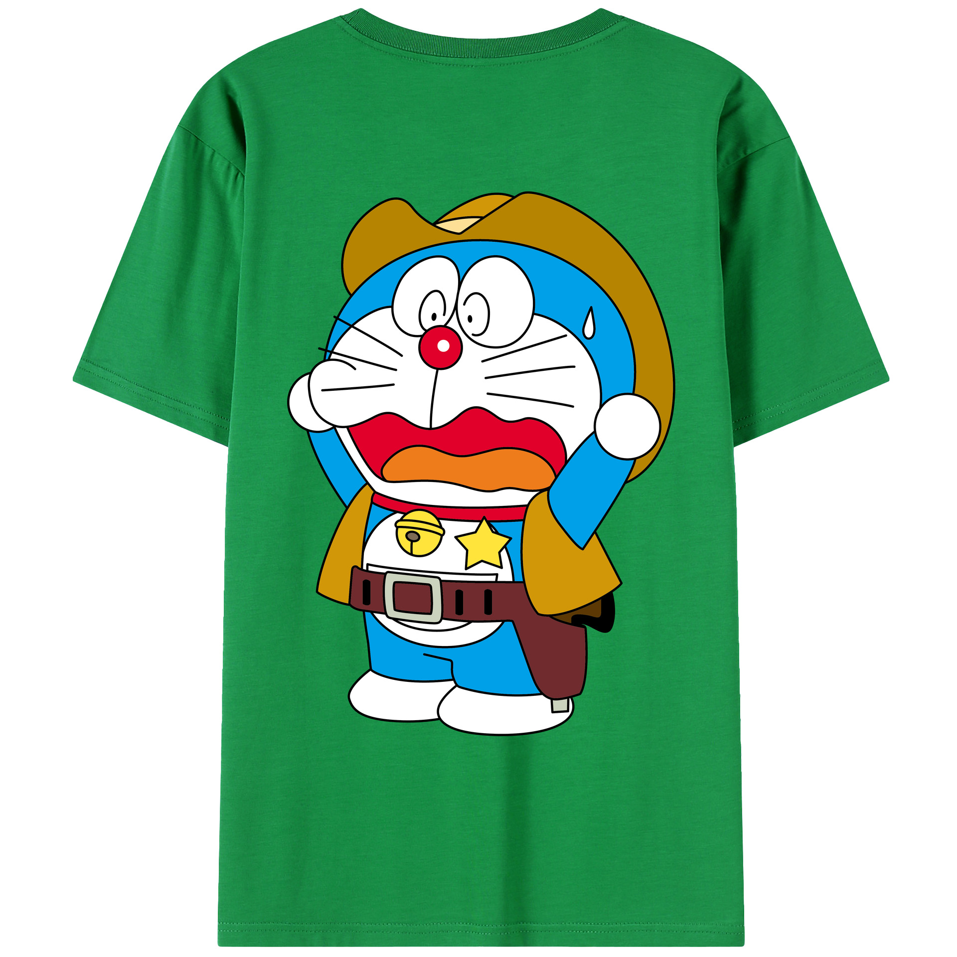 （画像用） ドラえもん Doraemon レディース半袖Tシャツ(バックプリント)