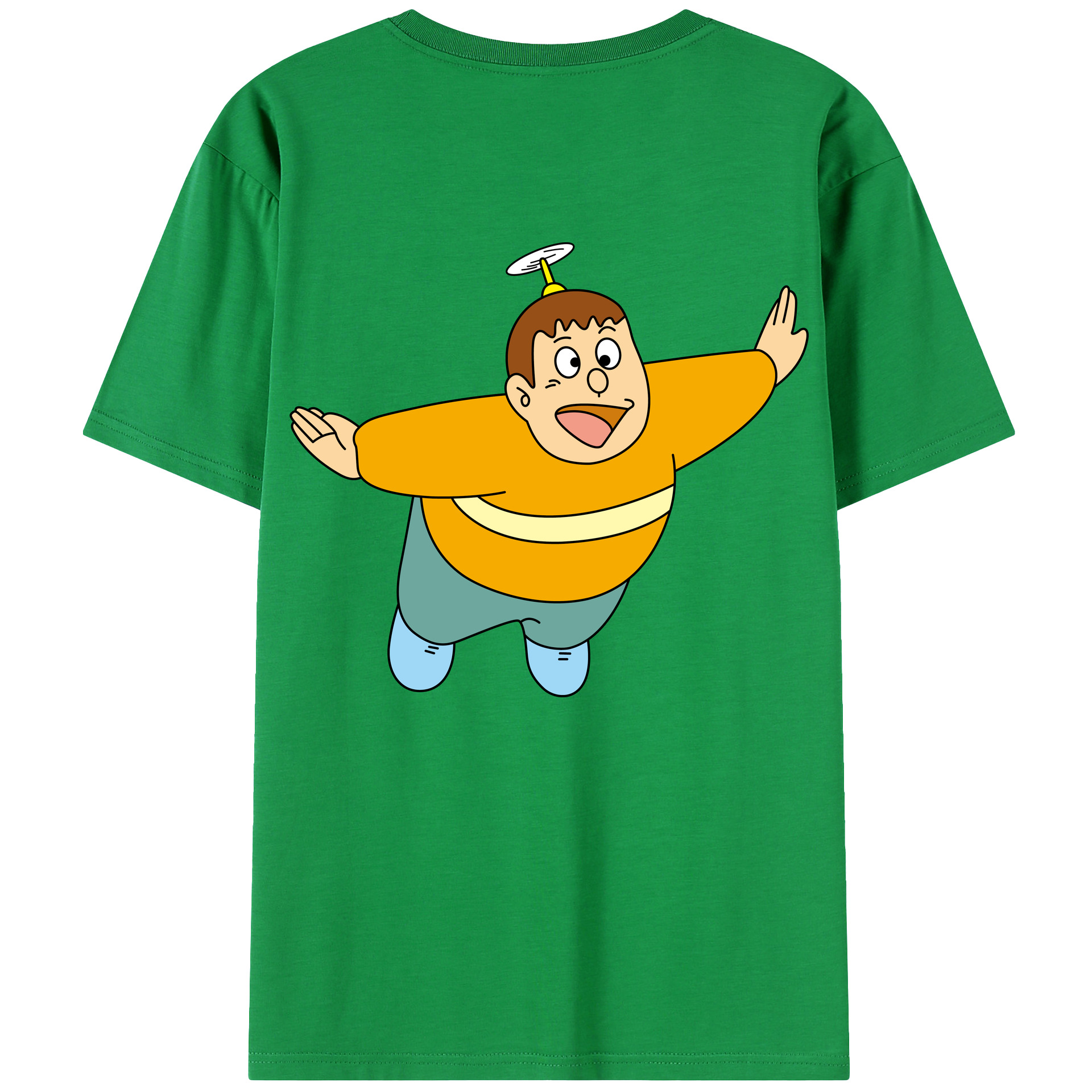 （画像用） ドラえもん 剛田武 Doraemon Gouta Takeshi レディース半袖Tシャツ(バックプリント)