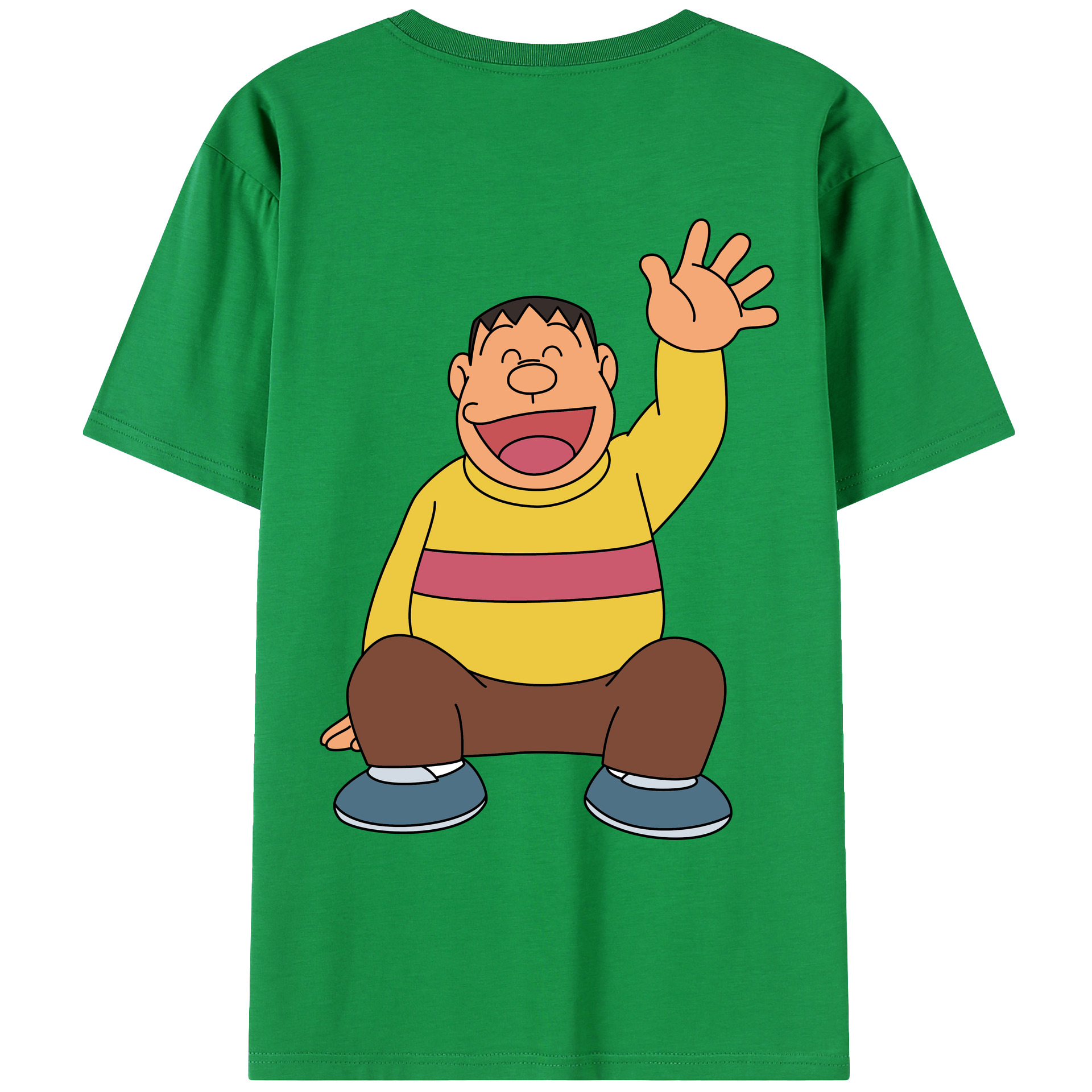 （画像用） ドラえもん 剛田武 Doraemon Gouta Takeshi レディース半袖Tシャツ(バックプリント)