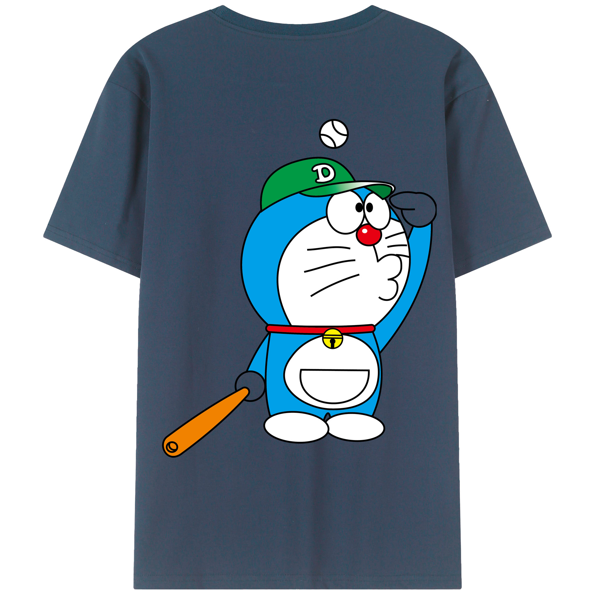 （画像用） ドラえもん Doraemon レディース半袖Tシャツ(バックプリント)