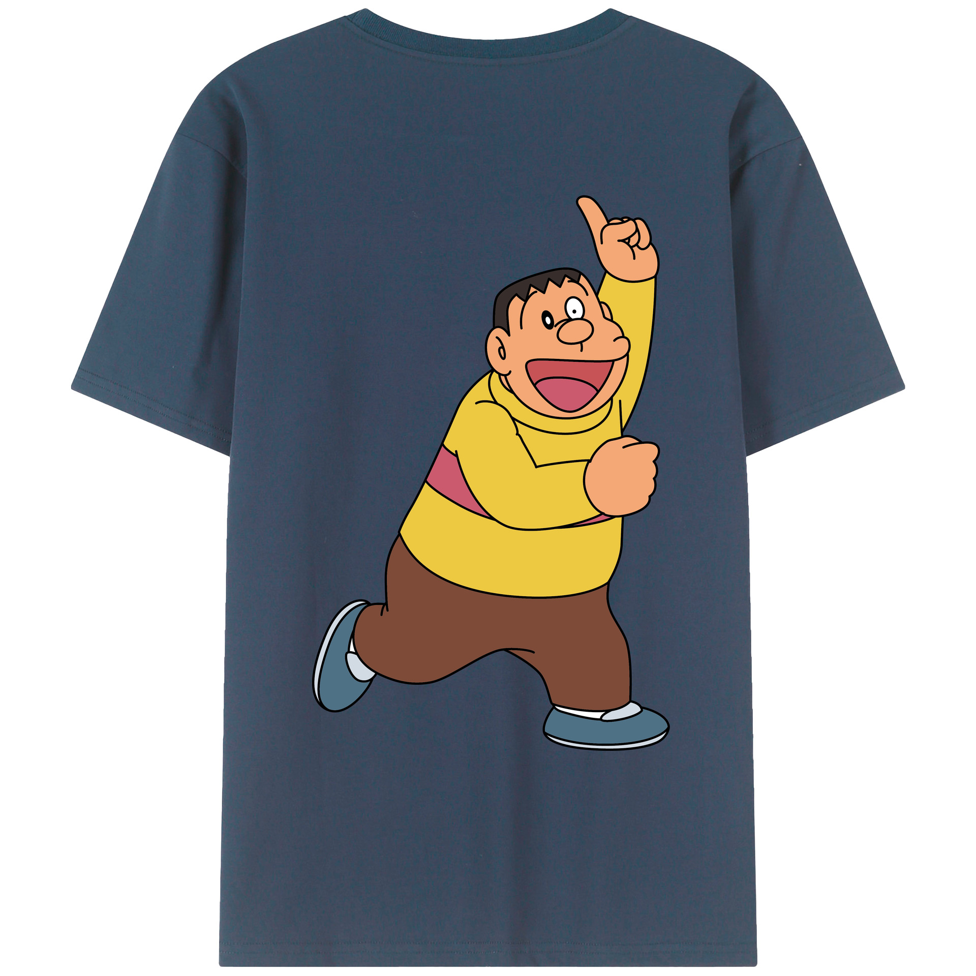 （画像用） ドラえもん 剛田武 Doraemon Gouta Takeshi レディース半袖Tシャツ(バックプリント)