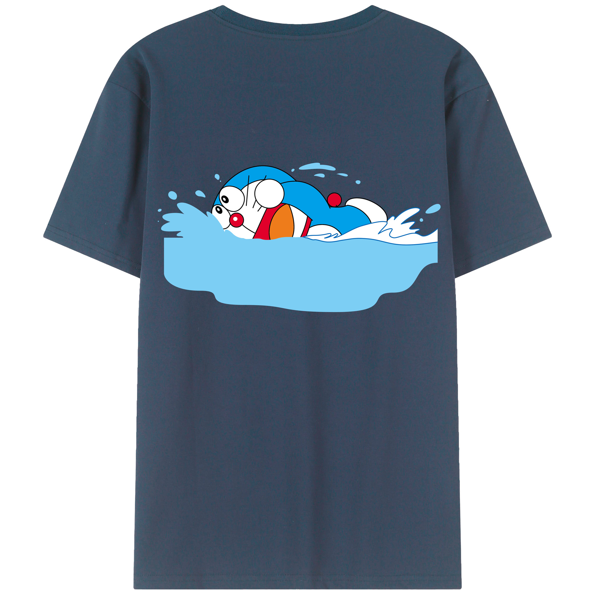 （画像用） ドラえもん Doraemon レディース半袖Tシャツ(バックプリント)