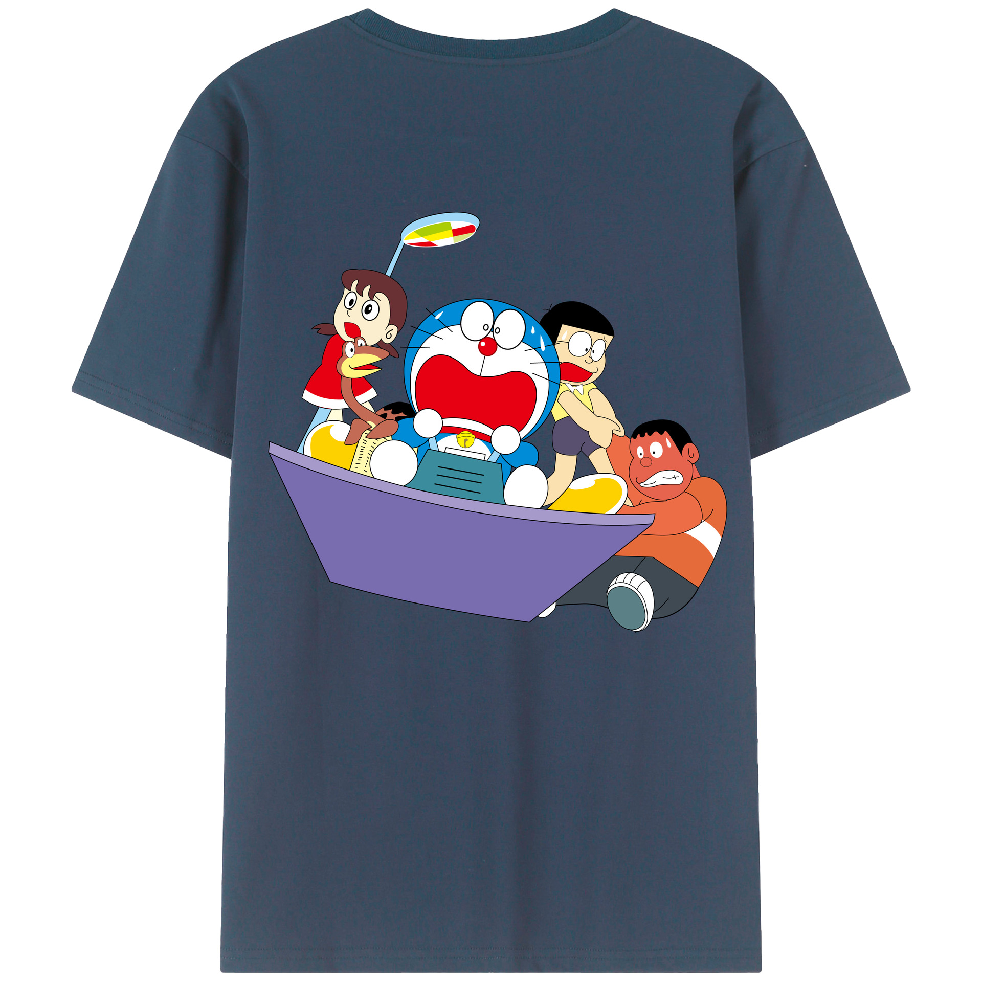 （画像用） ドラえもん Doraemon レディース半袖Tシャツ(バックプリント)