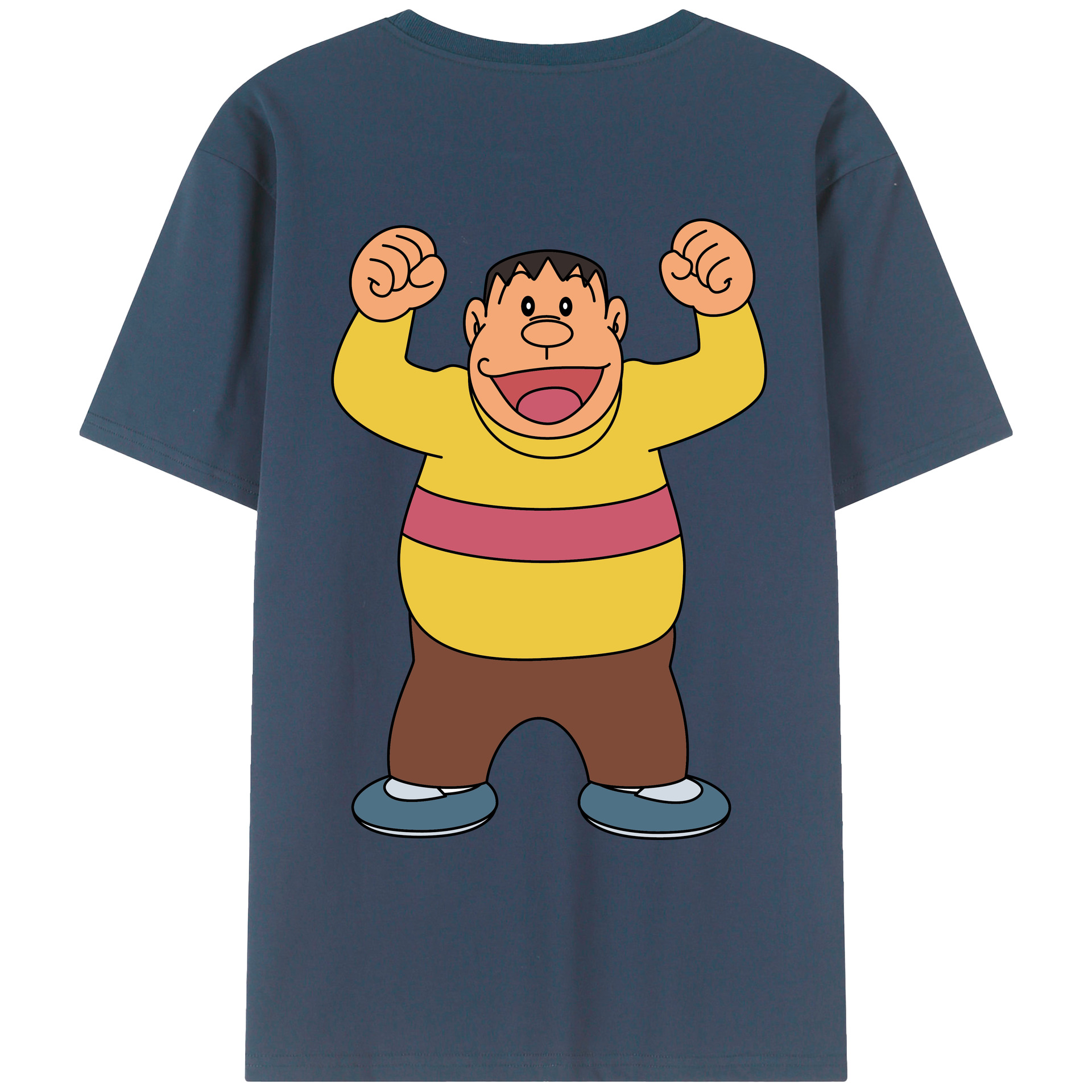 （画像用） ドラえもん 剛田武 Doraemon Gouta Takeshi レディース半袖Tシャツ(バックプリント)