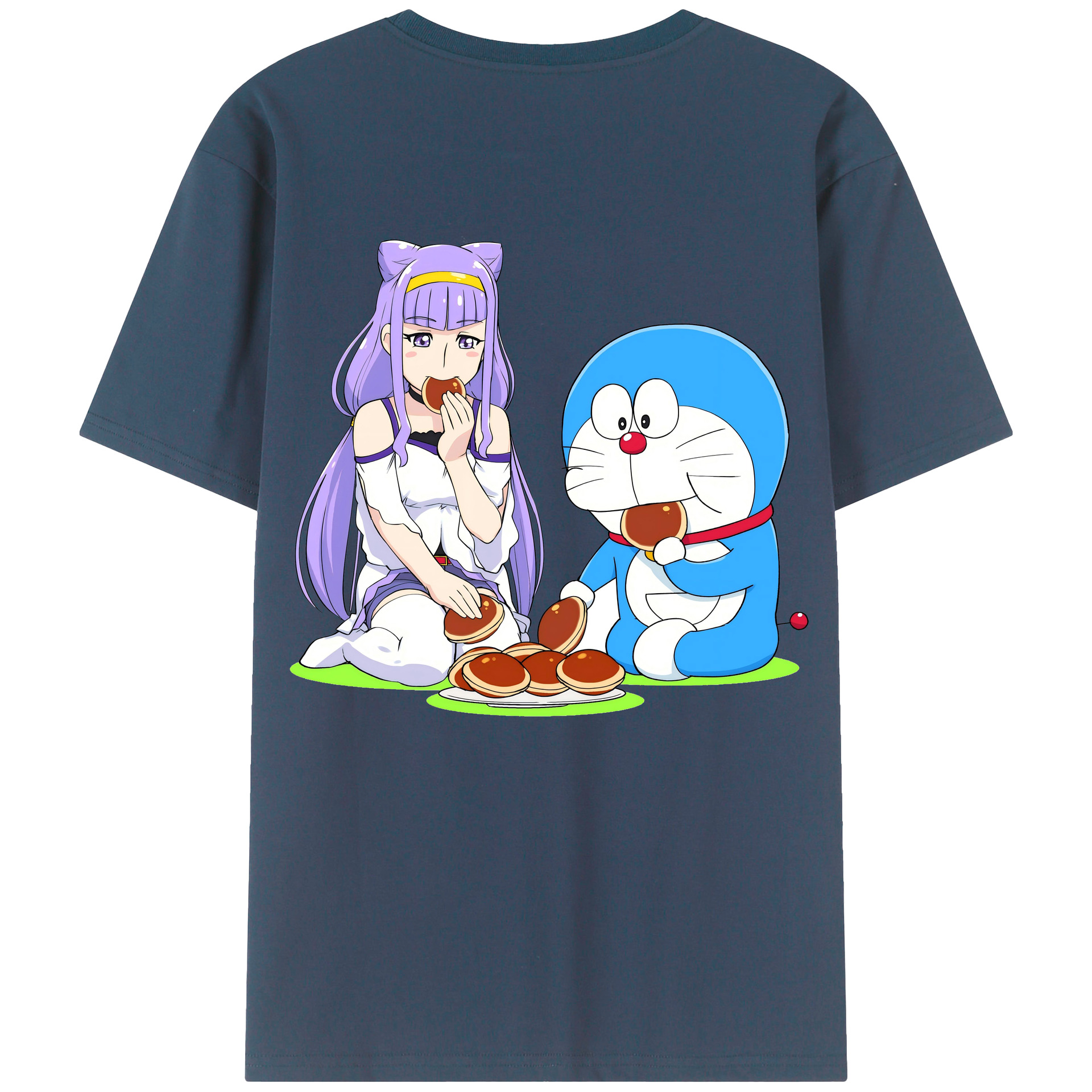 （画像用） ドラえもん Doraemon レディース半袖Tシャツ(バックプリント)