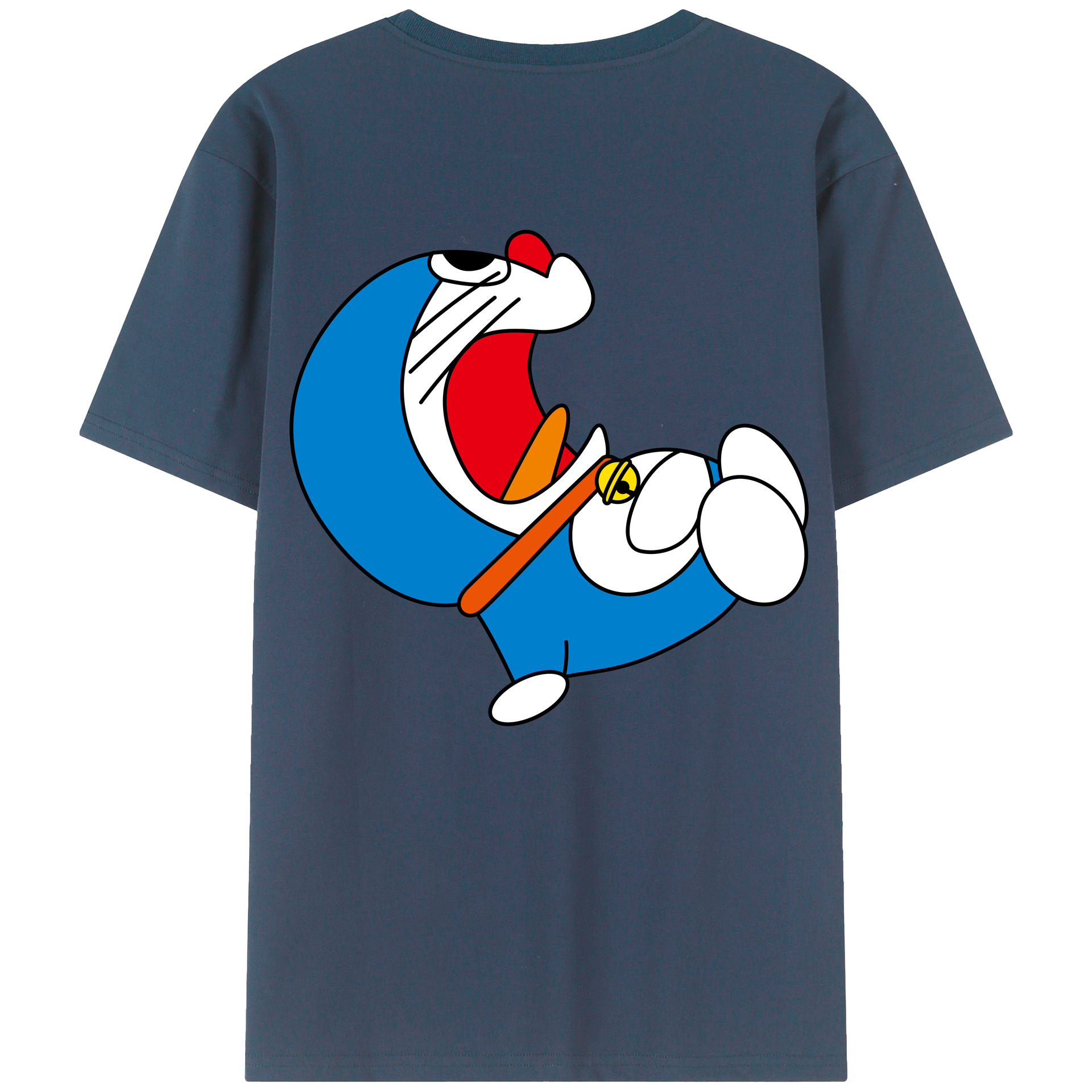 （画像用） ドラえもん Doraemon レディース半袖Tシャツ(バックプリント)