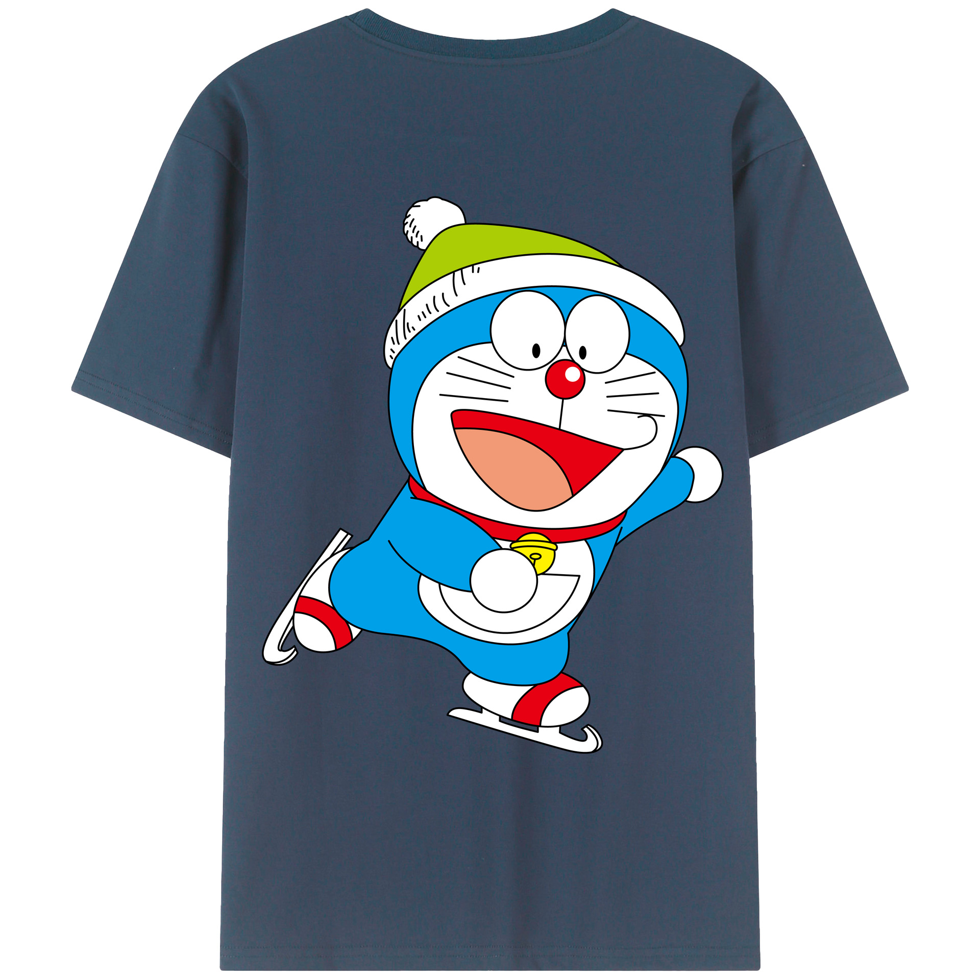 （画像用） ドラえもん Doraemon レディース半袖Tシャツ(バックプリント)