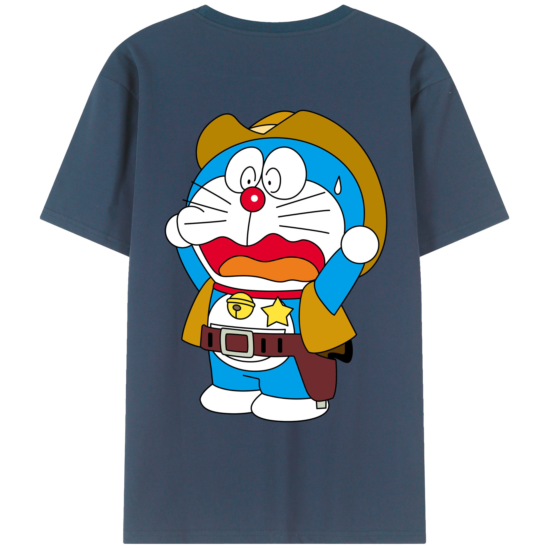（画像用） ドラえもん Doraemon レディース半袖Tシャツ(バックプリント)