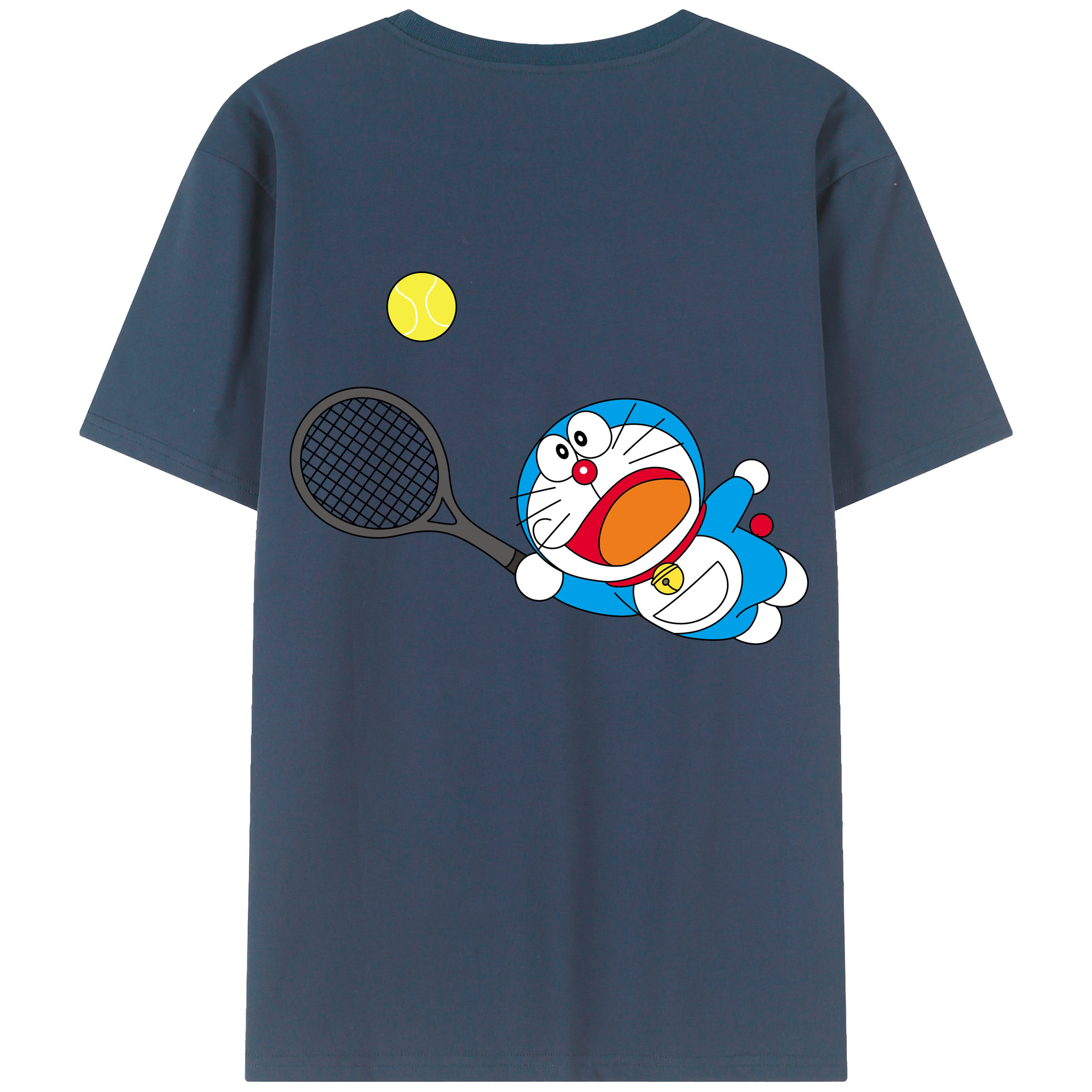 （画像用） ドラえもん Doraemon レディース半袖Tシャツ(バックプリント)