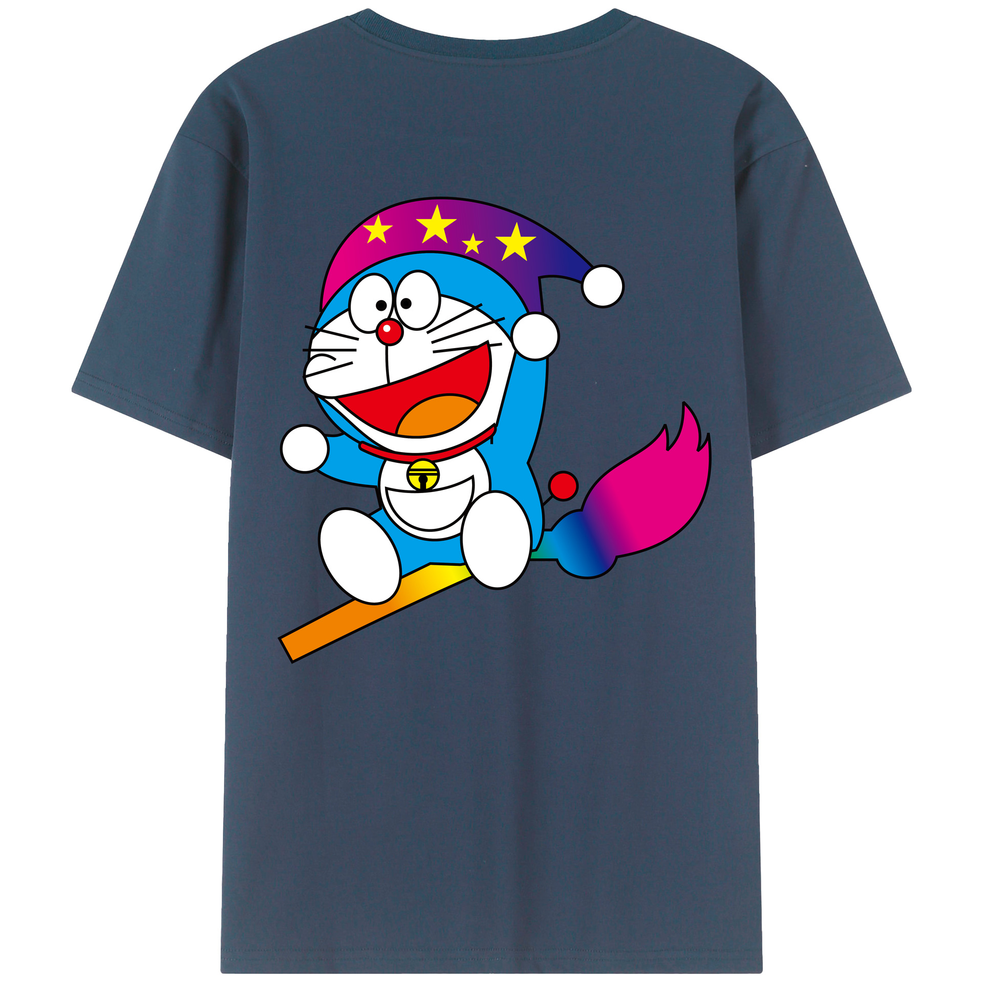 （画像用） ドラえもん Doraemon レディース半袖Tシャツ(バックプリント)