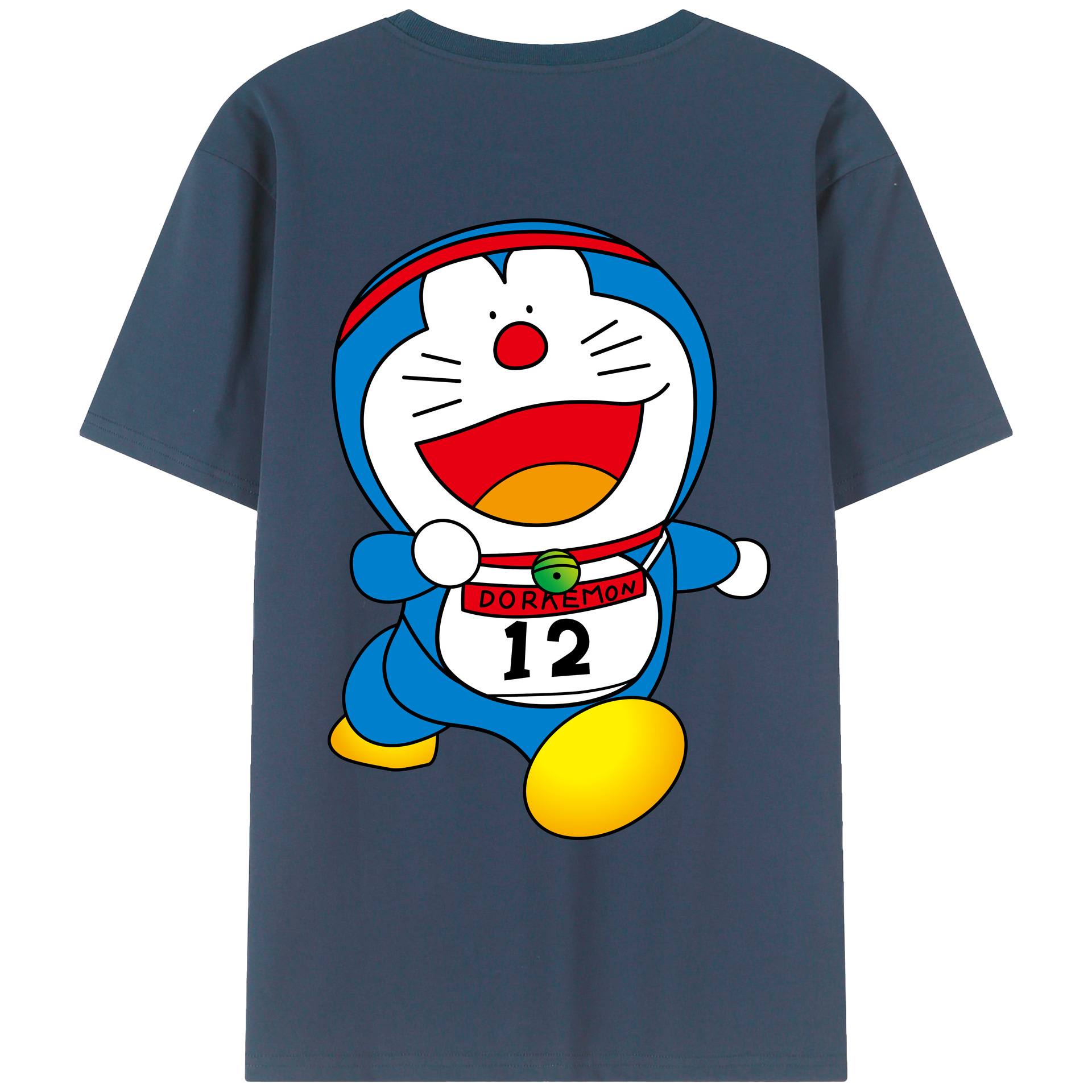 （画像用） ドラえもん Doraemon レディース半袖Tシャツ(バックプリント)