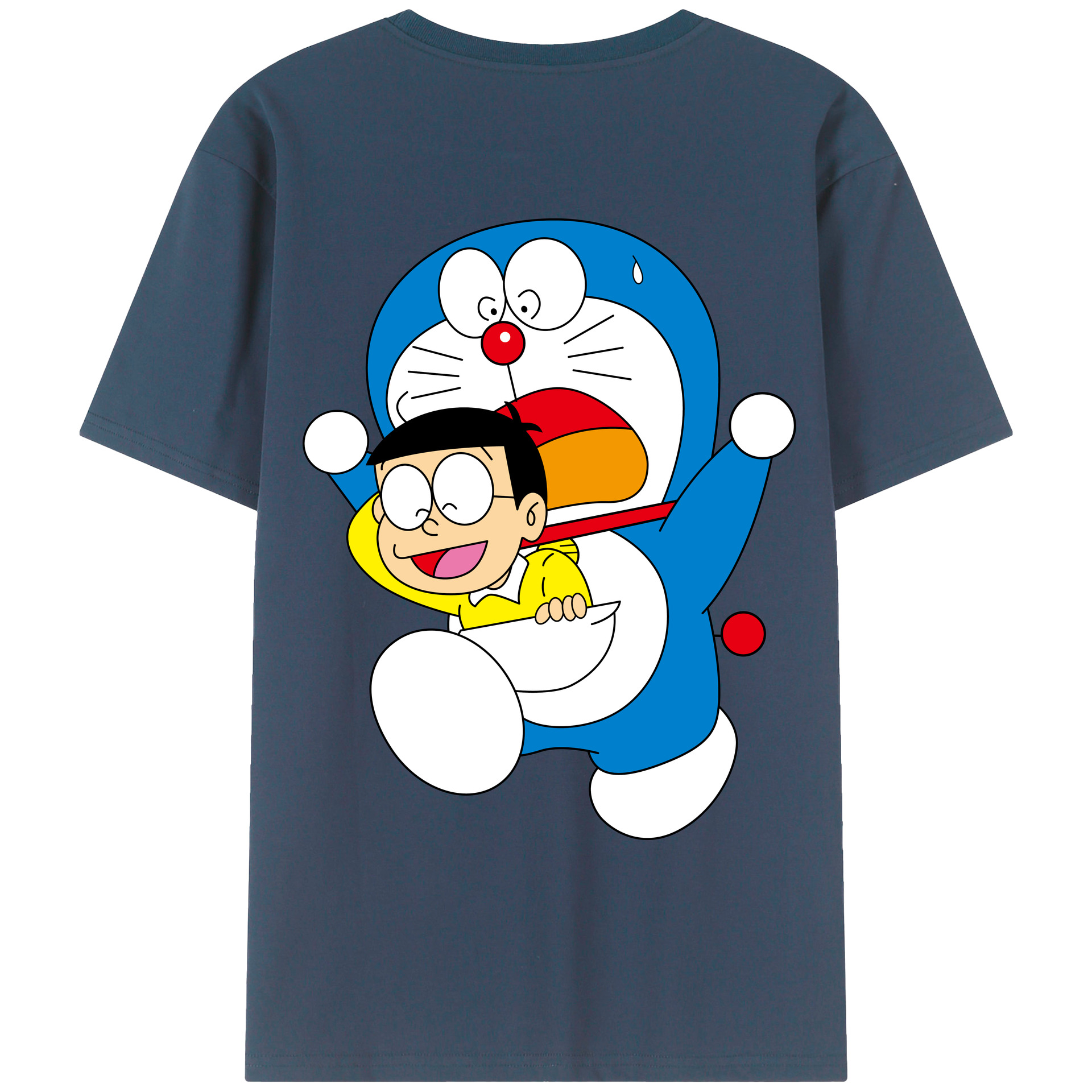 （画像用） ドラえもん Doraemon レディース半袖Tシャツ(バックプリント)