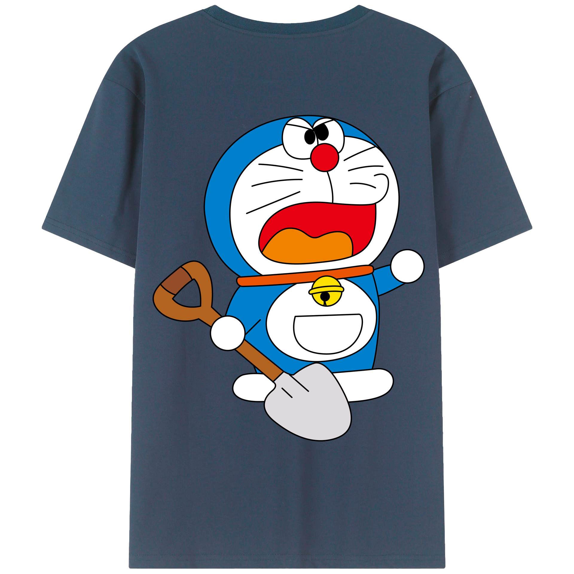 （画像用） ドラえもん Doraemon レディース半袖Tシャツ(バックプリント)