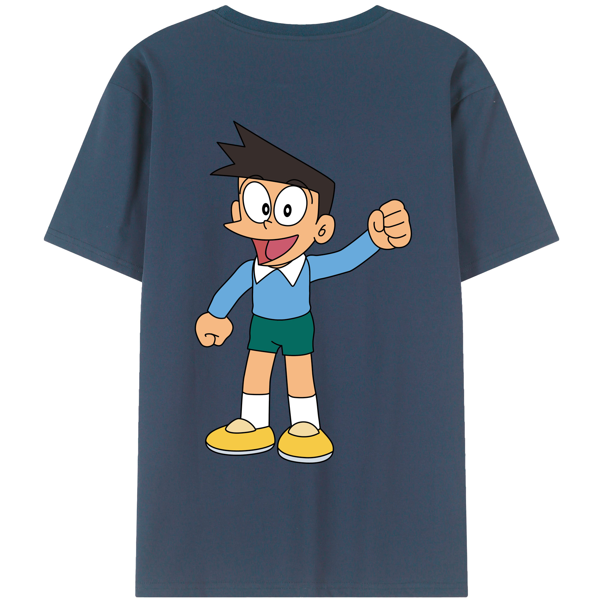 （画像用） ドラえもん 骨川 スネ夫 Doraemon Honekawa Suneo レディース半袖Tシャツ(バックプリント)