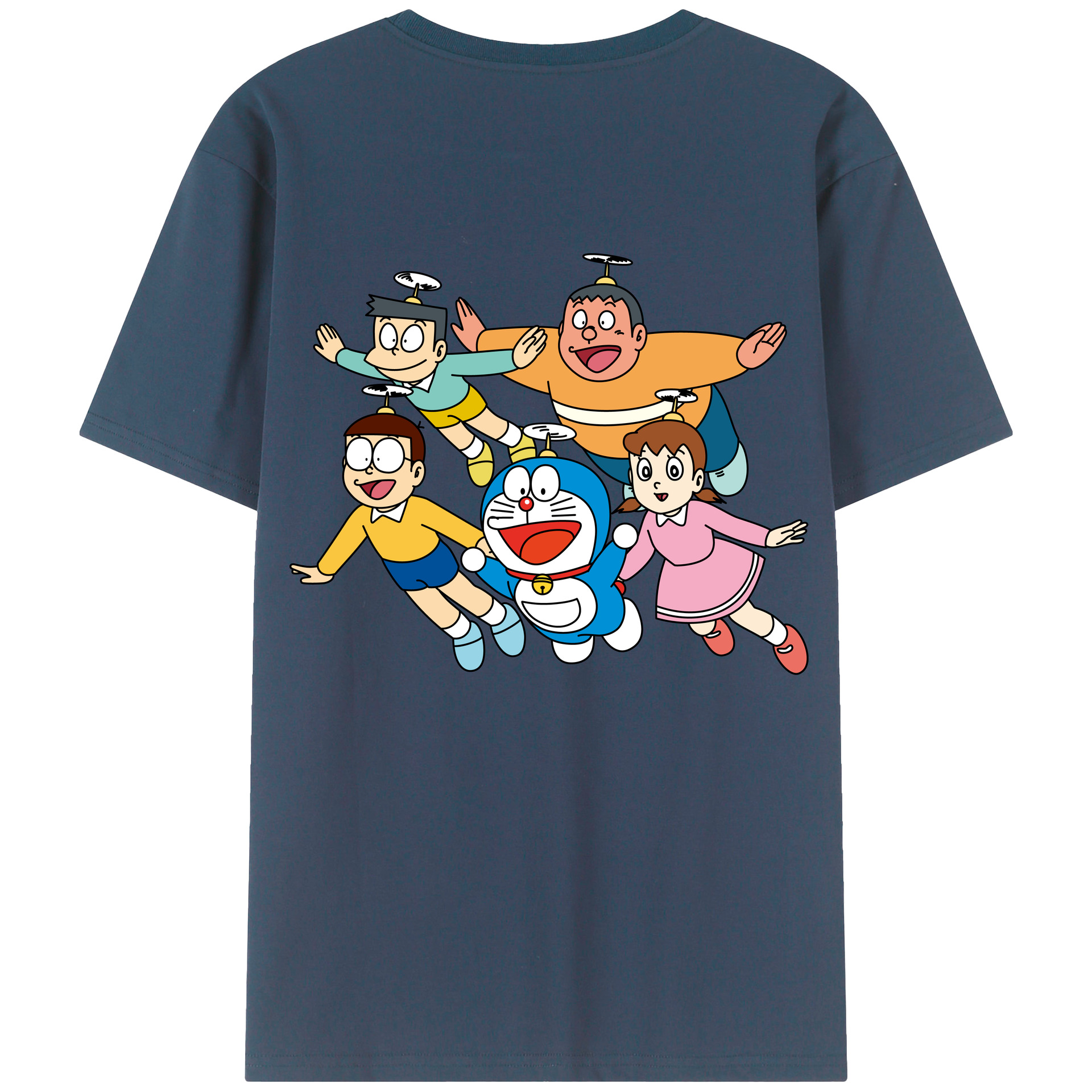 （画像用） ドラえもん 骨川 スネ夫 Doraemon Honekawa Suneo レディース半袖Tシャツ(バックプリント)
