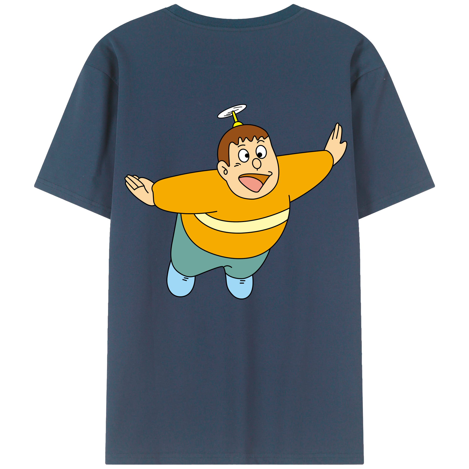 （画像用） ドラえもん 剛田武 Doraemon Gouta Takeshi レディース半袖Tシャツ(バックプリント)
