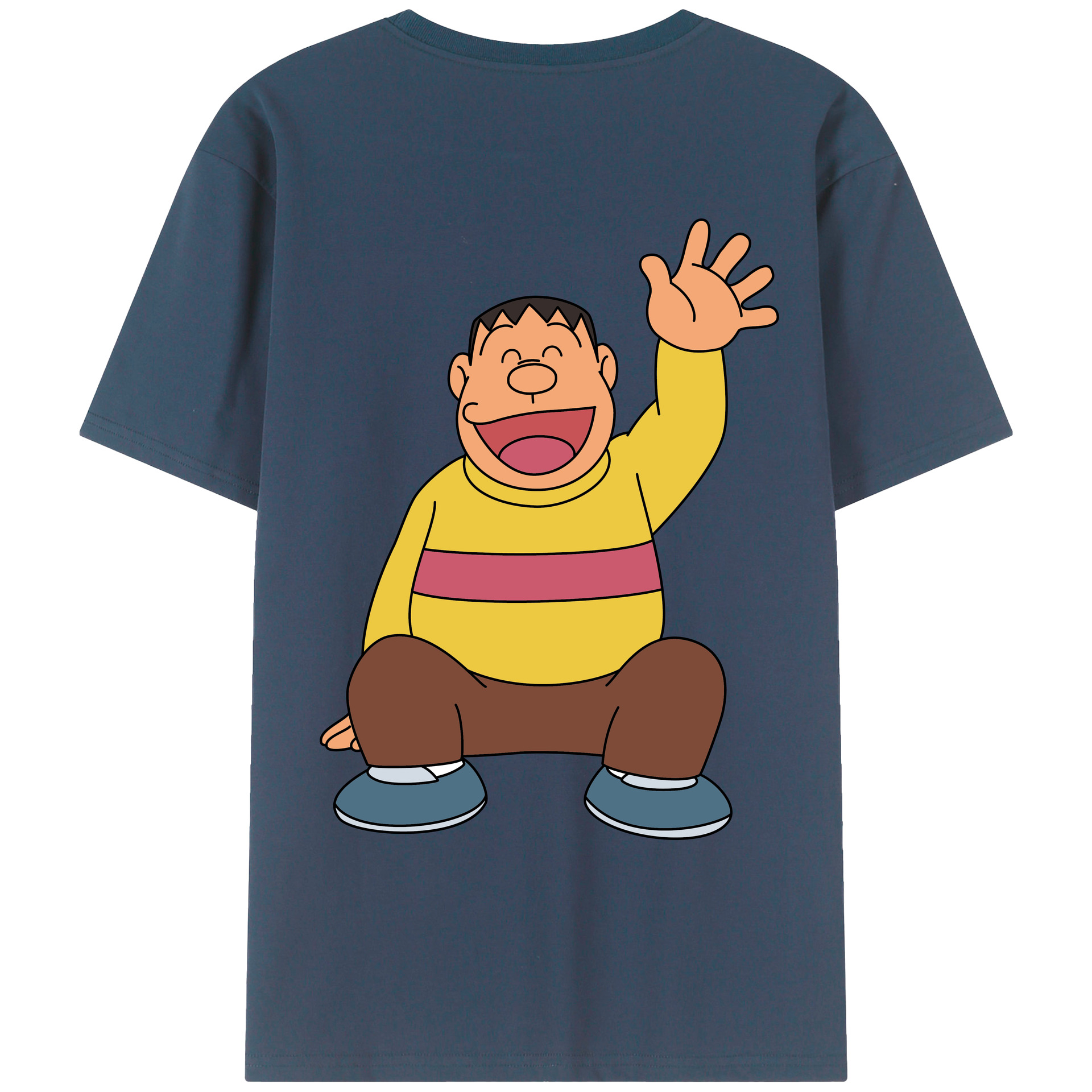 （画像用） ドラえもん 剛田武 Doraemon Gouta Takeshi レディース半袖Tシャツ(バックプリント)