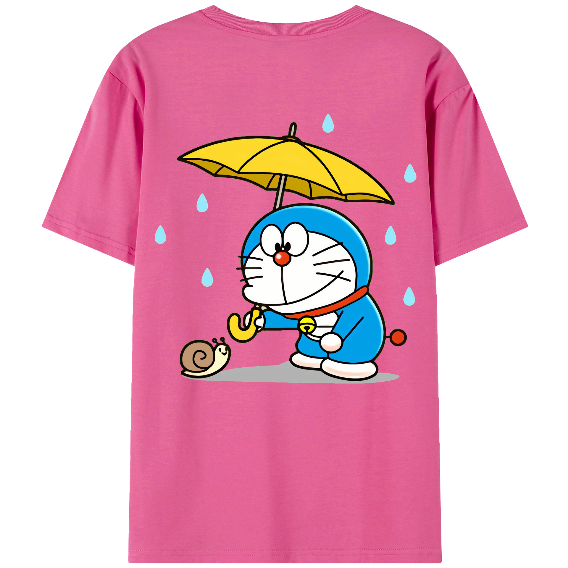 （画像用） ドラえもん Doraemon レディース半袖Tシャツ(バックプリント)