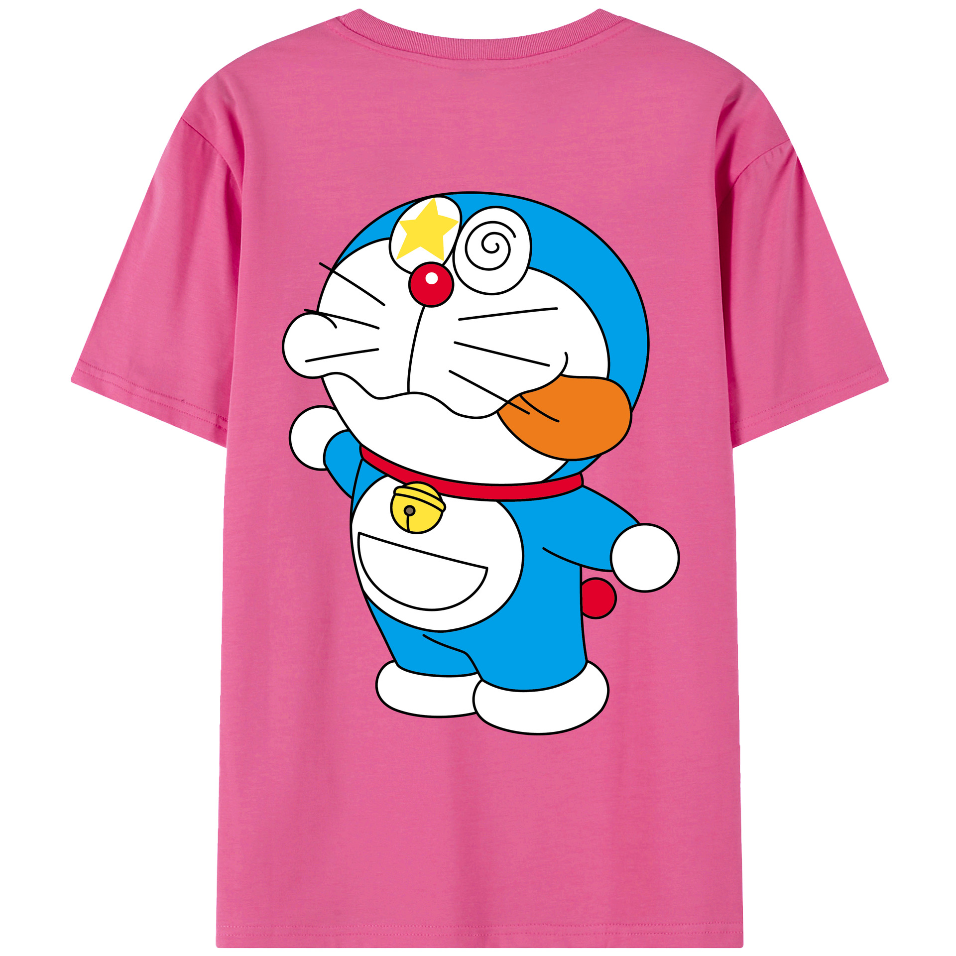（画像用） ドラえもん Doraemon レディース半袖Tシャツ(バックプリント)