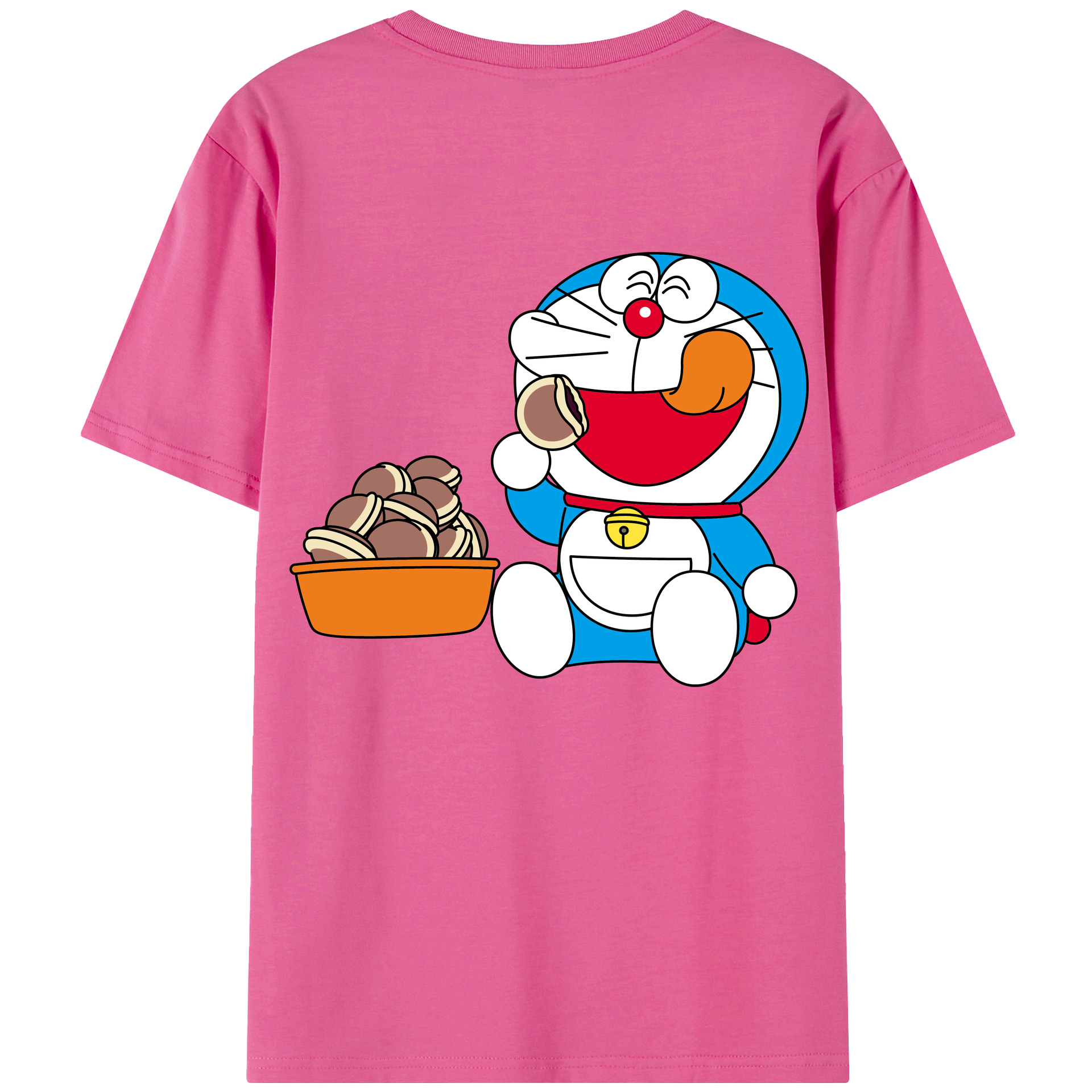 （画像用） ドラえもん Doraemon レディース半袖Tシャツ(バックプリント)