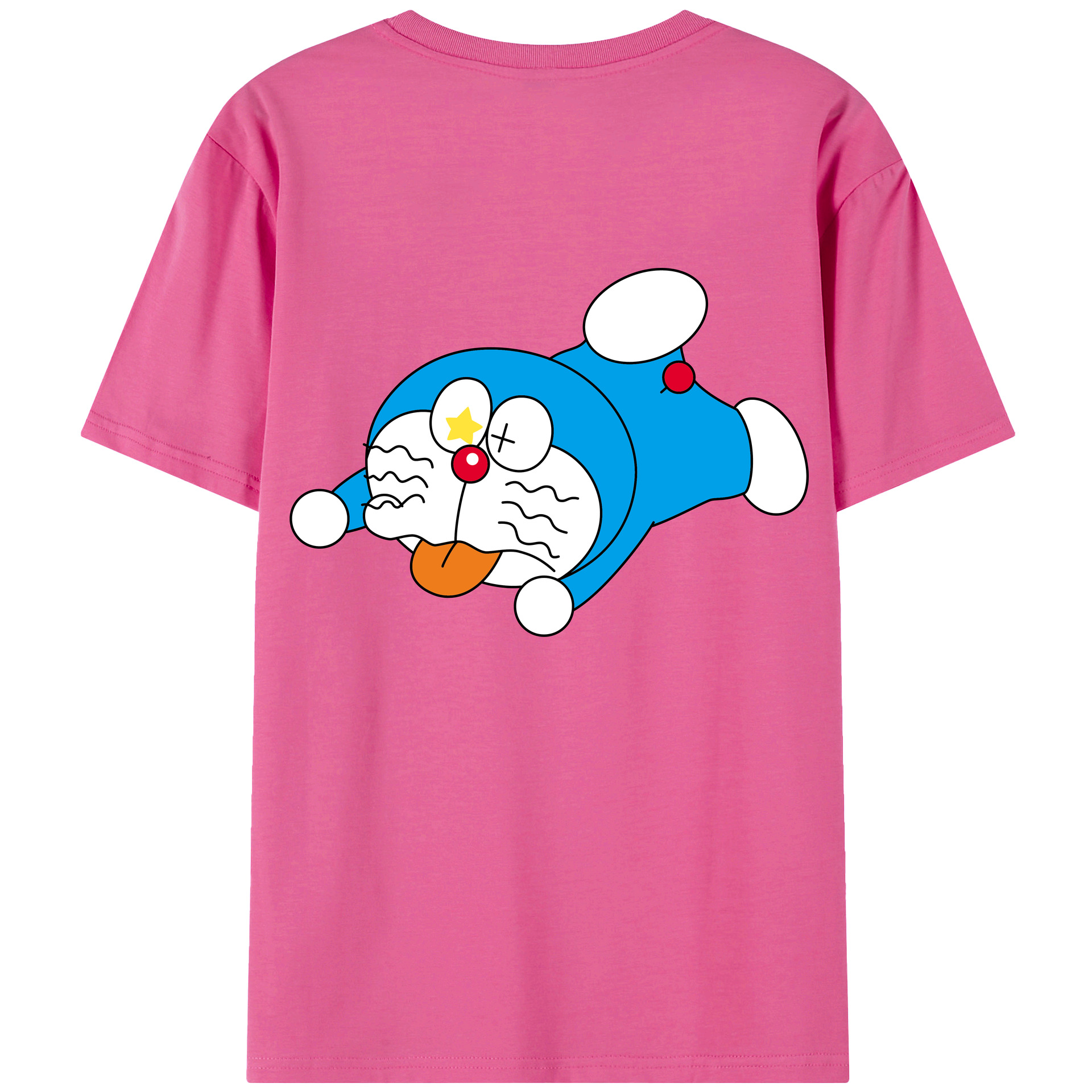 （画像用） ドラえもん Doraemon レディース半袖Tシャツ(バックプリント)