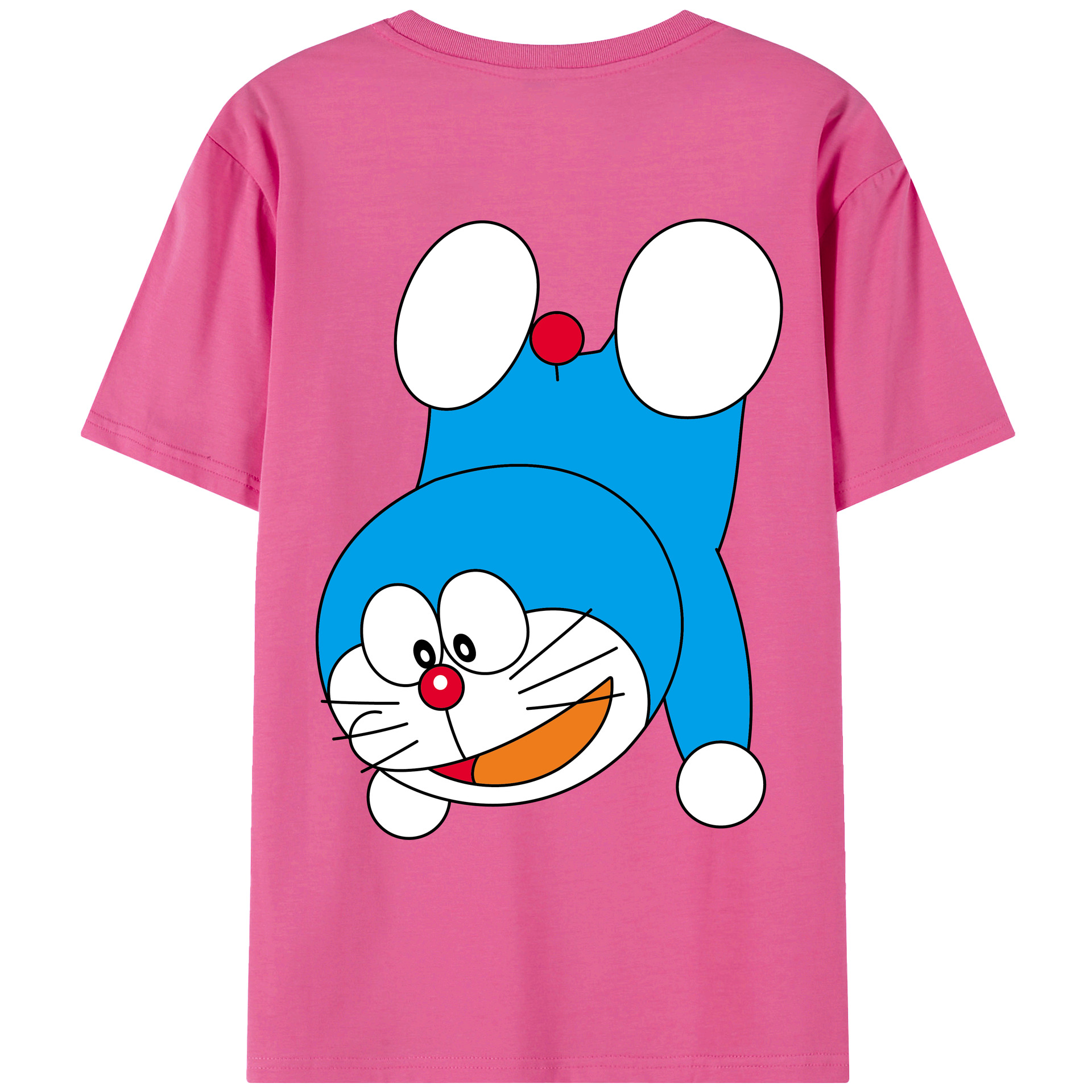 （画像用） ドラえもん Doraemon レディース半袖Tシャツ(バックプリント)
