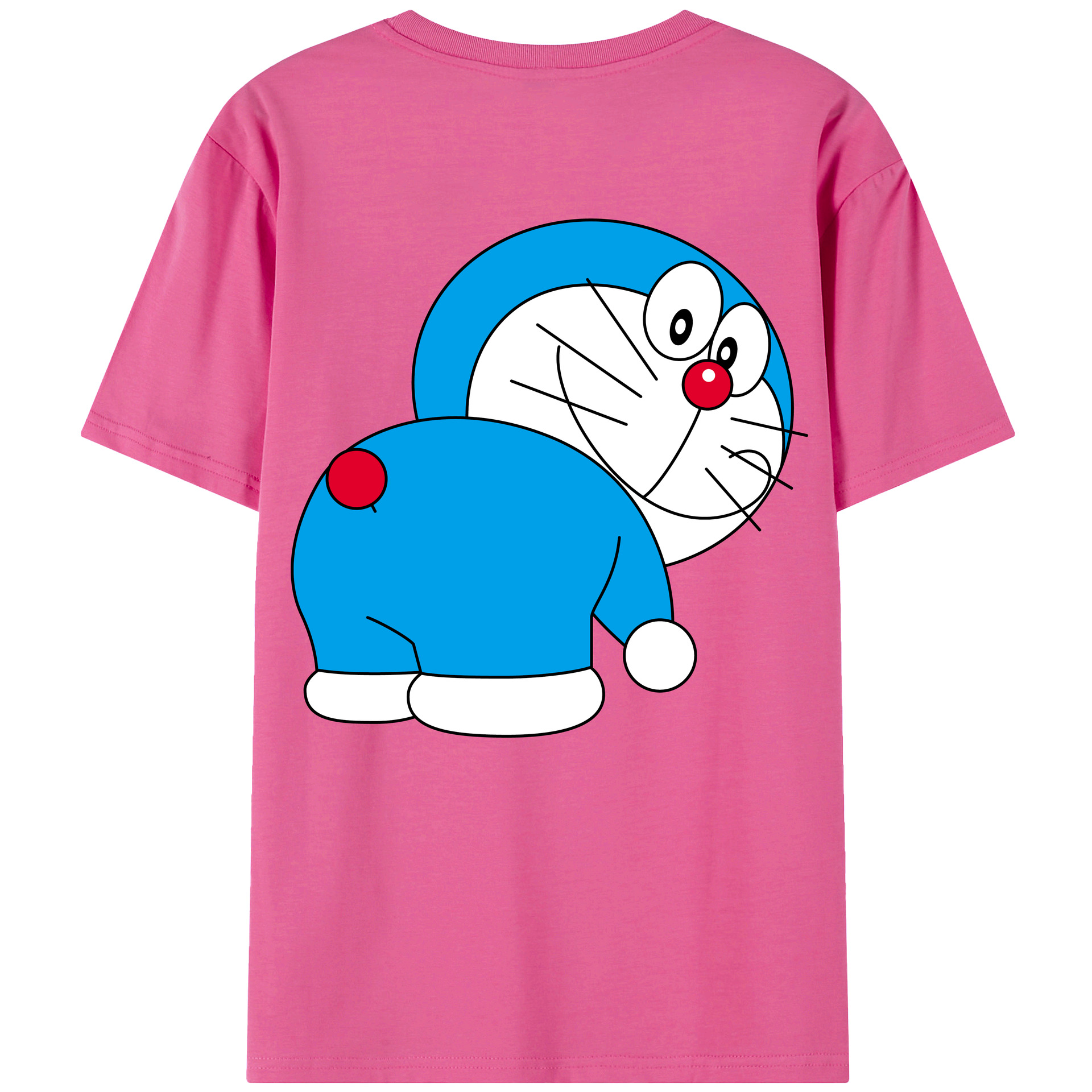 （画像用） ドラえもん Doraemon レディース半袖Tシャツ(バックプリント)