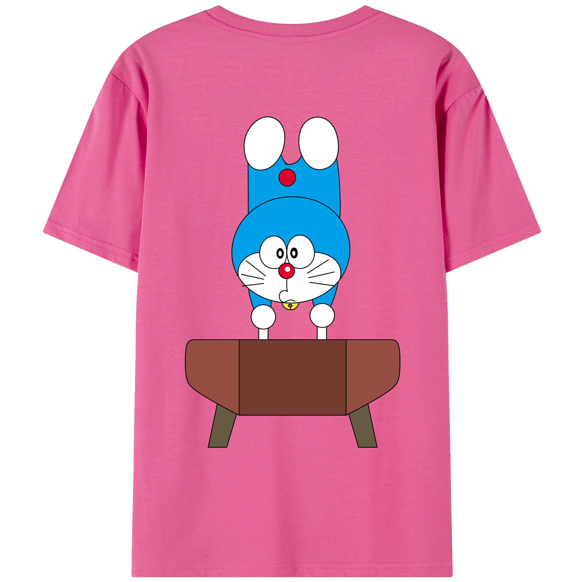 （画像用） ドラえもん Doraemon レディース半袖Tシャツ(バックプリント)