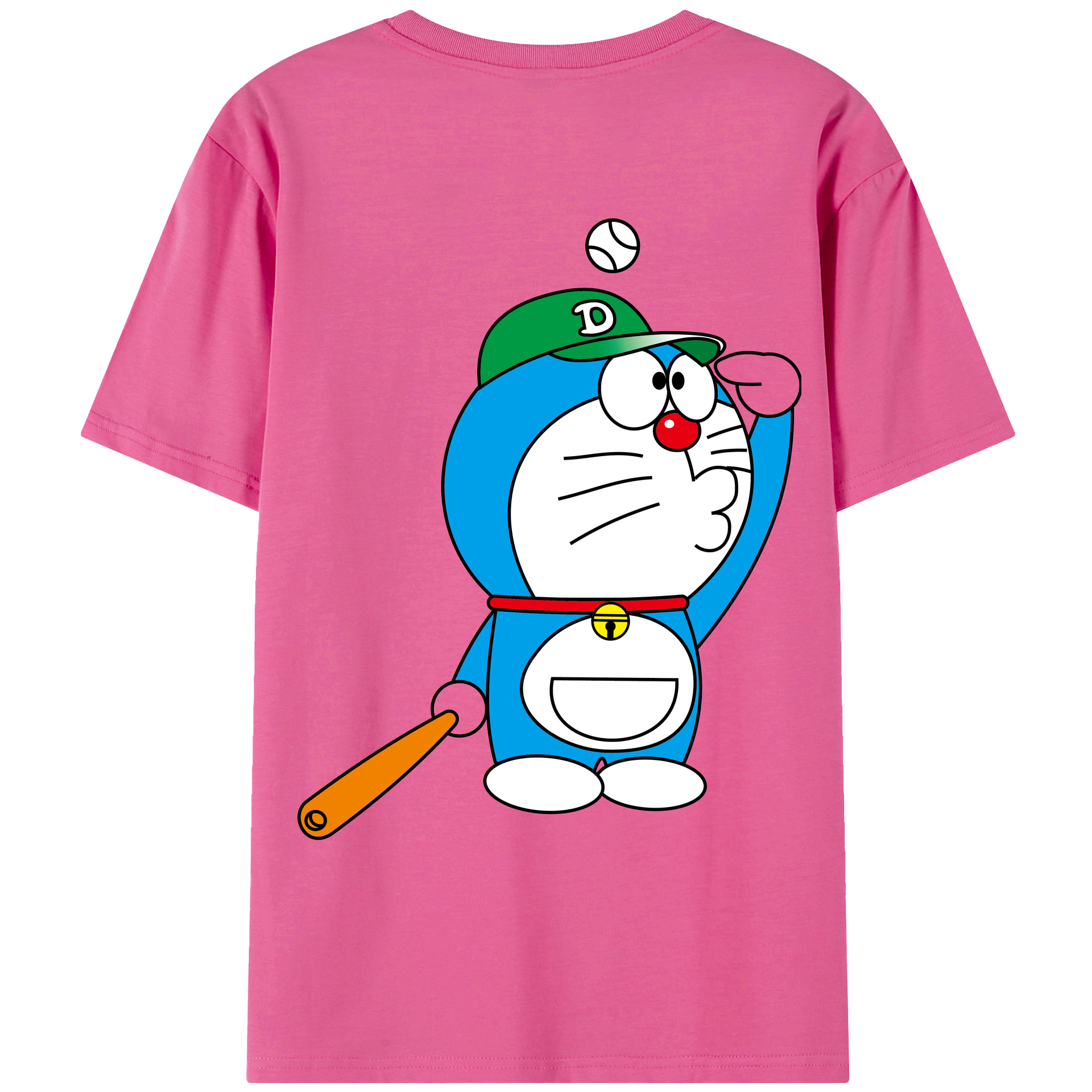 （画像用） ドラえもん Doraemon レディース半袖Tシャツ(バックプリント)