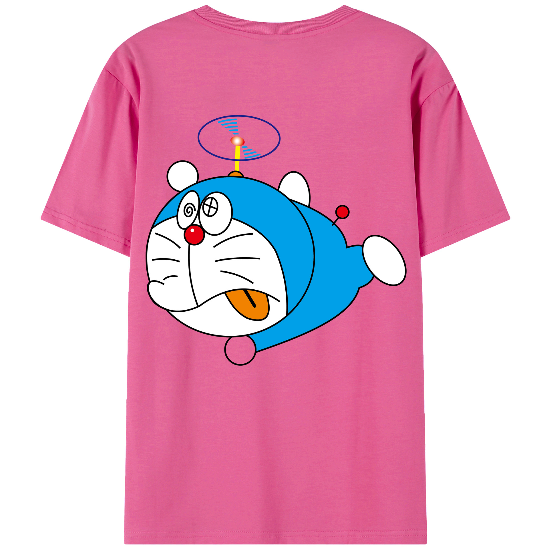 （画像用） ドラえもん Doraemon レディース半袖Tシャツ(バックプリント)