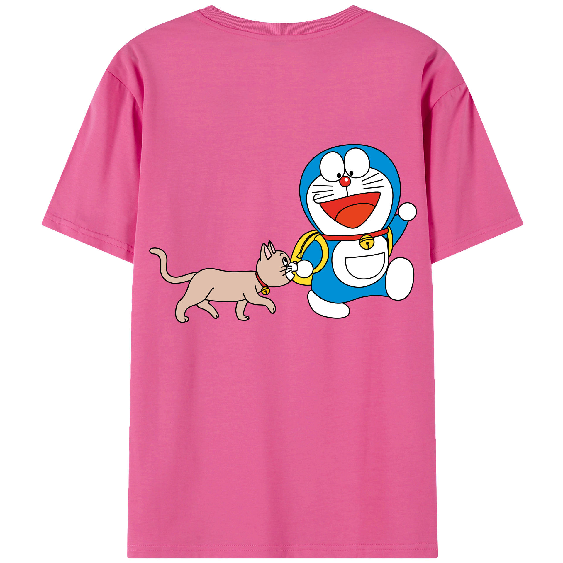 （画像用） ドラえもん Doraemon レディース半袖Tシャツ(バックプリント)