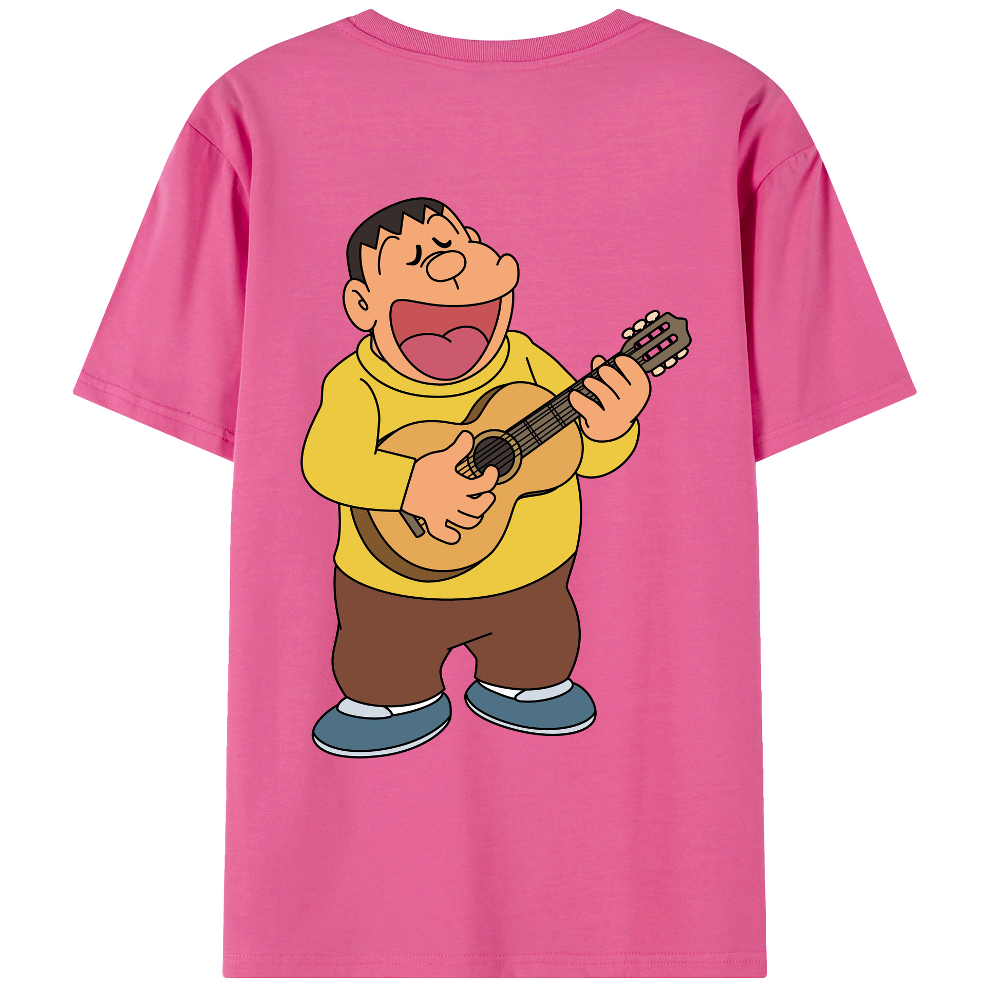 （画像用） ドラえもん 剛田武 Doraemon Gouta Takeshi レディース半袖Tシャツ(バックプリント)