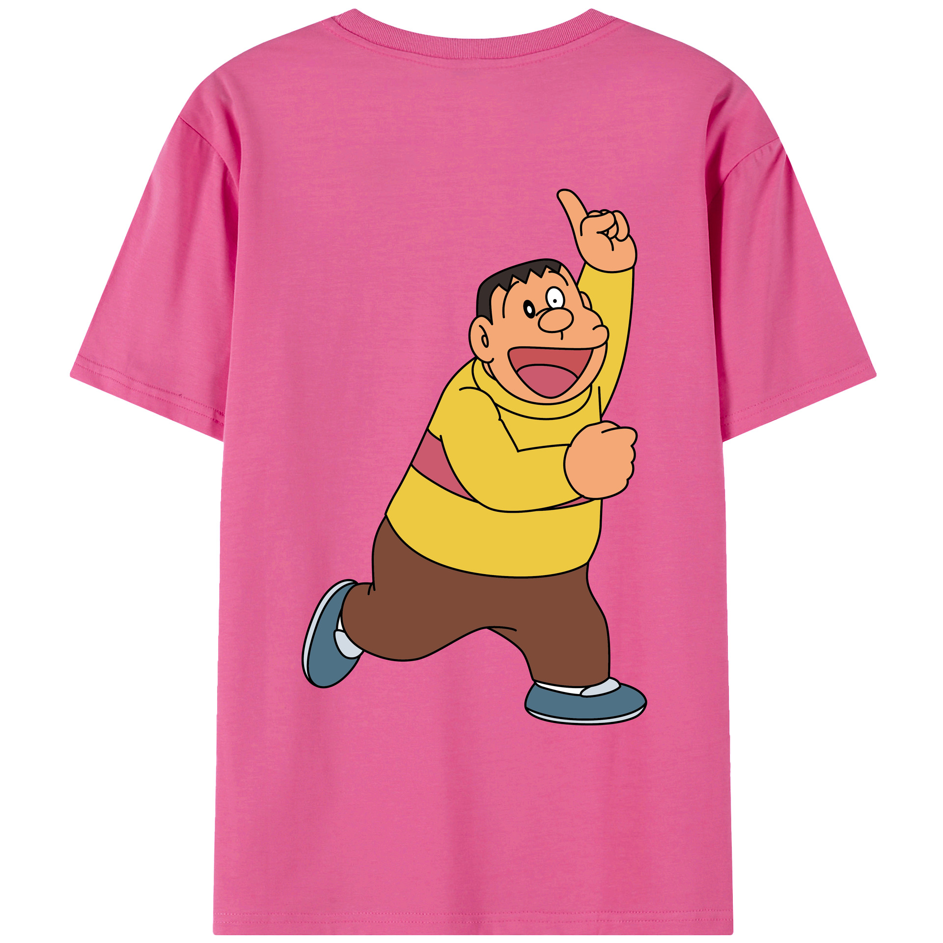 （画像用） ドラえもん 剛田武 Doraemon Gouta Takeshi レディース半袖Tシャツ(バックプリント)